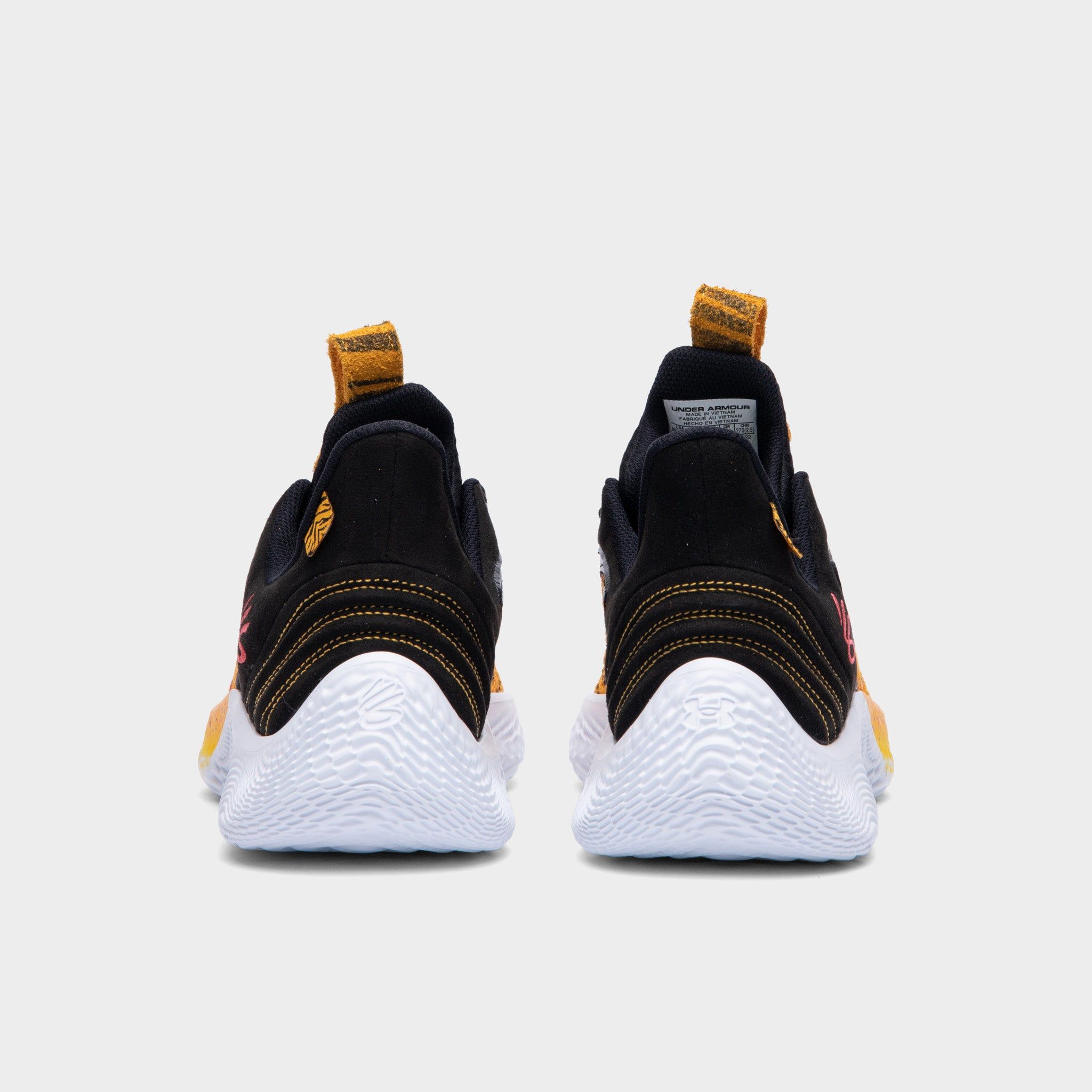 Under Armour Curry Flow 9 Black / Yellow Nectar sold by JD Sports product image thumbnail 4