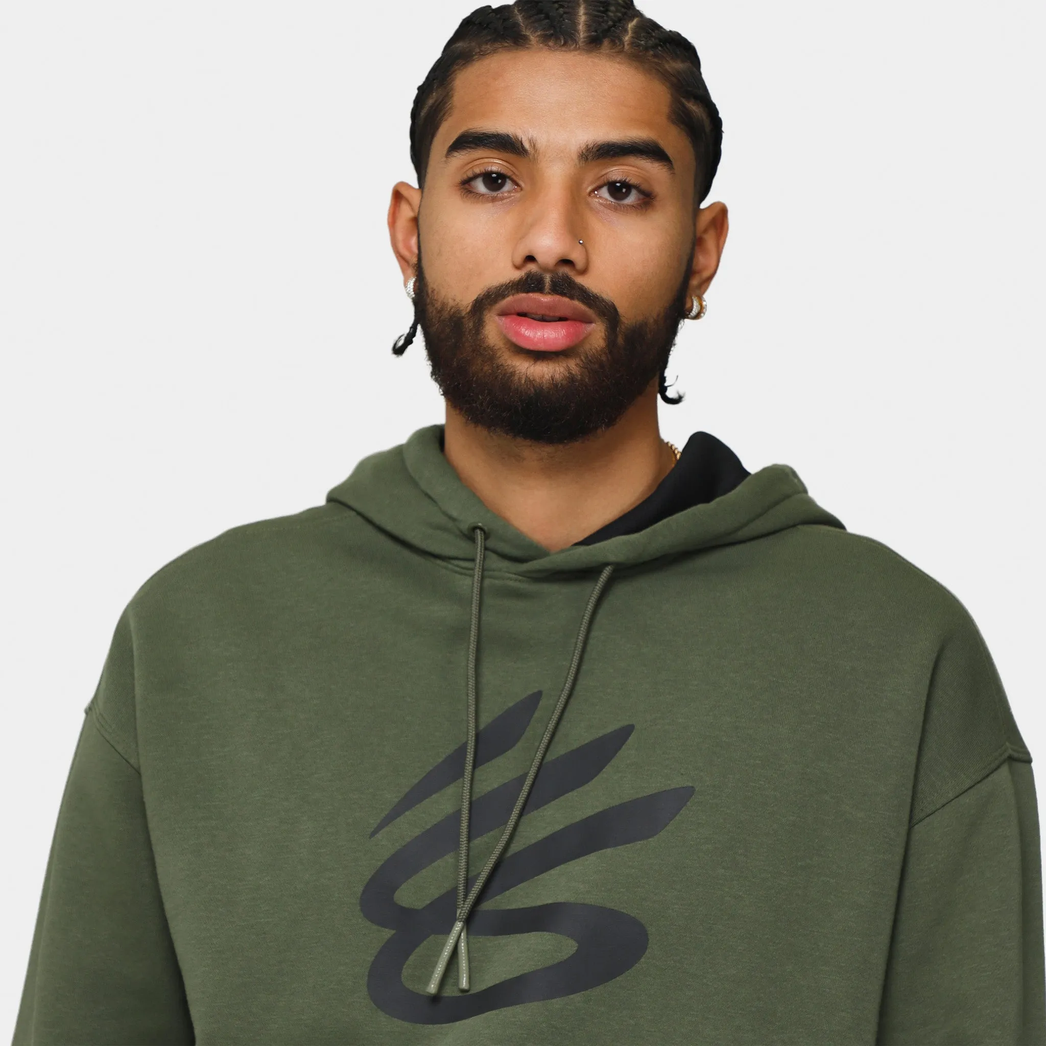 Under Armour Curry Splash Pullover Hoodie Marine Overdyed Green / Black sold by JD Sports product image thumbnail 3