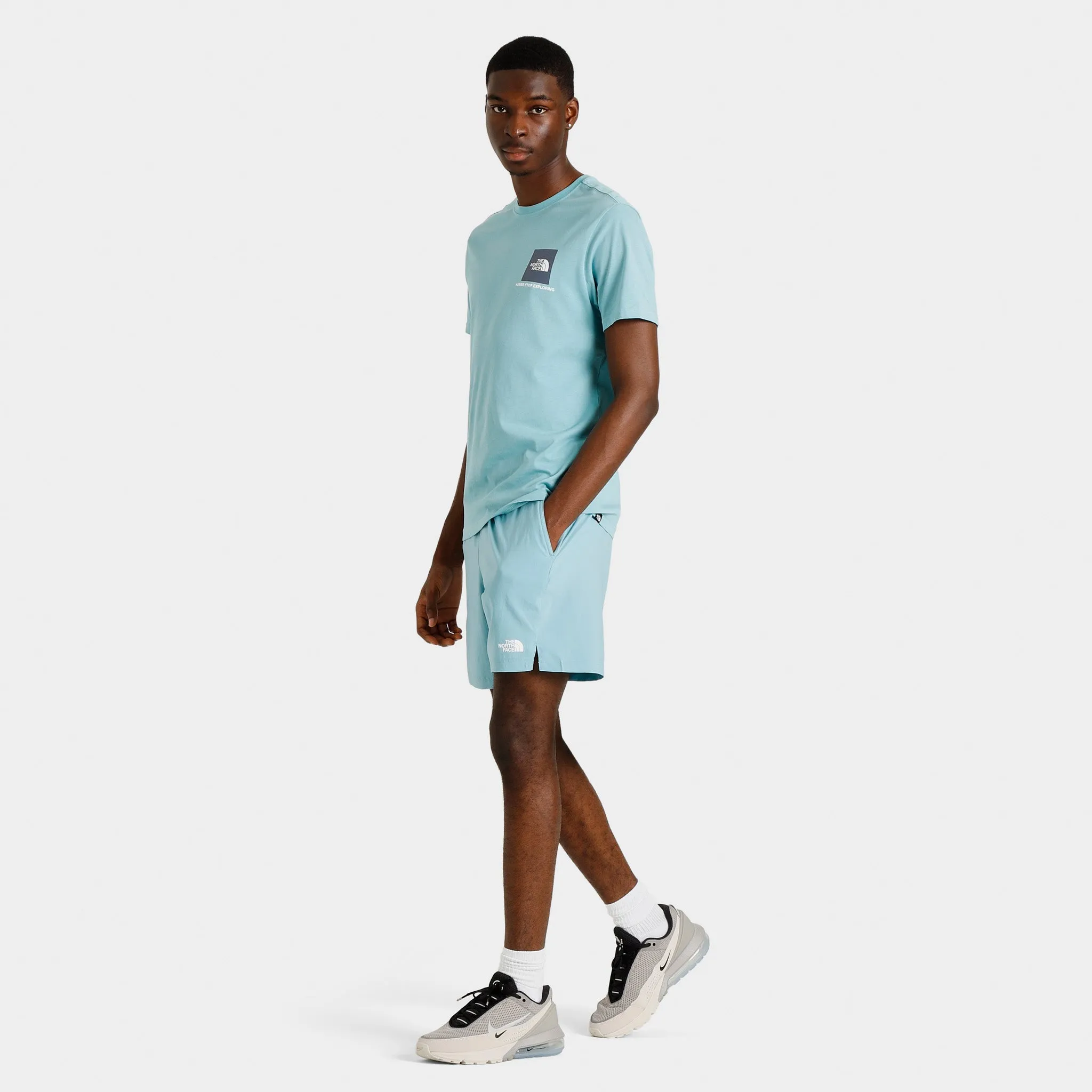 The North Face NSE Box Logo T-shirt / Reef Waters sold by JD Sports product image thumbnail 5