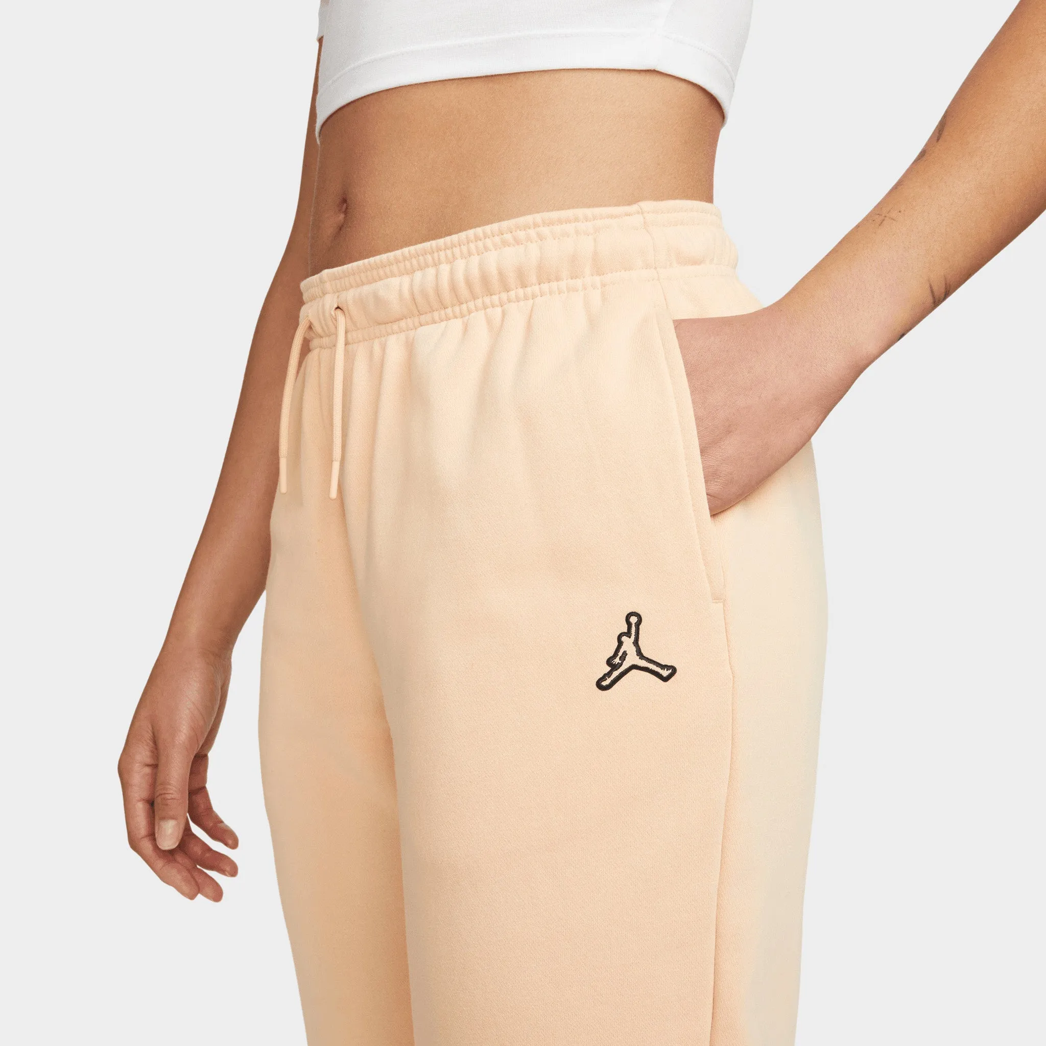 Jordan Women's Essentials Fleece Pants / White Onyx sold by JD Sports product image thumbnail 4