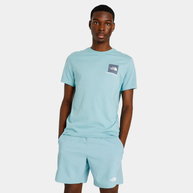 The North Face NSE Box Logo T-shirt / Reef Waters sold by JD Sports