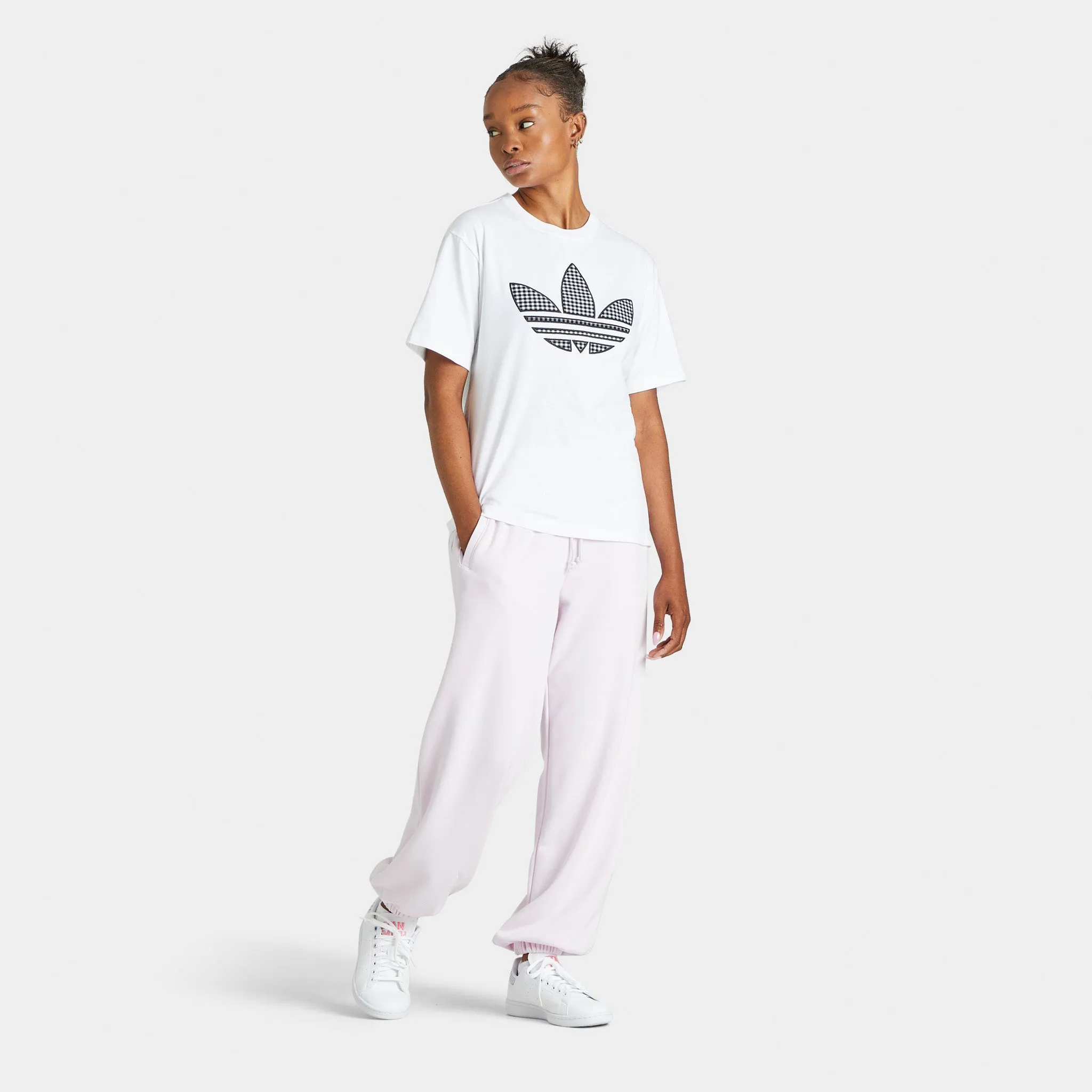 adidas Originals Women's Trefoil T-shirt / White sold by JD Sports product image thumbnail 5