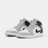 Jordan 1 Mid White / Midnight Navy - Wolf Grey sold by JD Sports