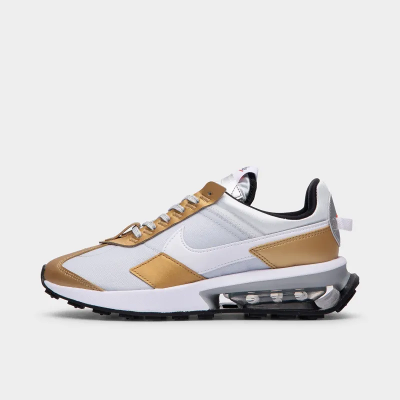 Nike Women's Air Max Pre Day SE Pure Platinum / White / Metallic Gold sold by JD Sports