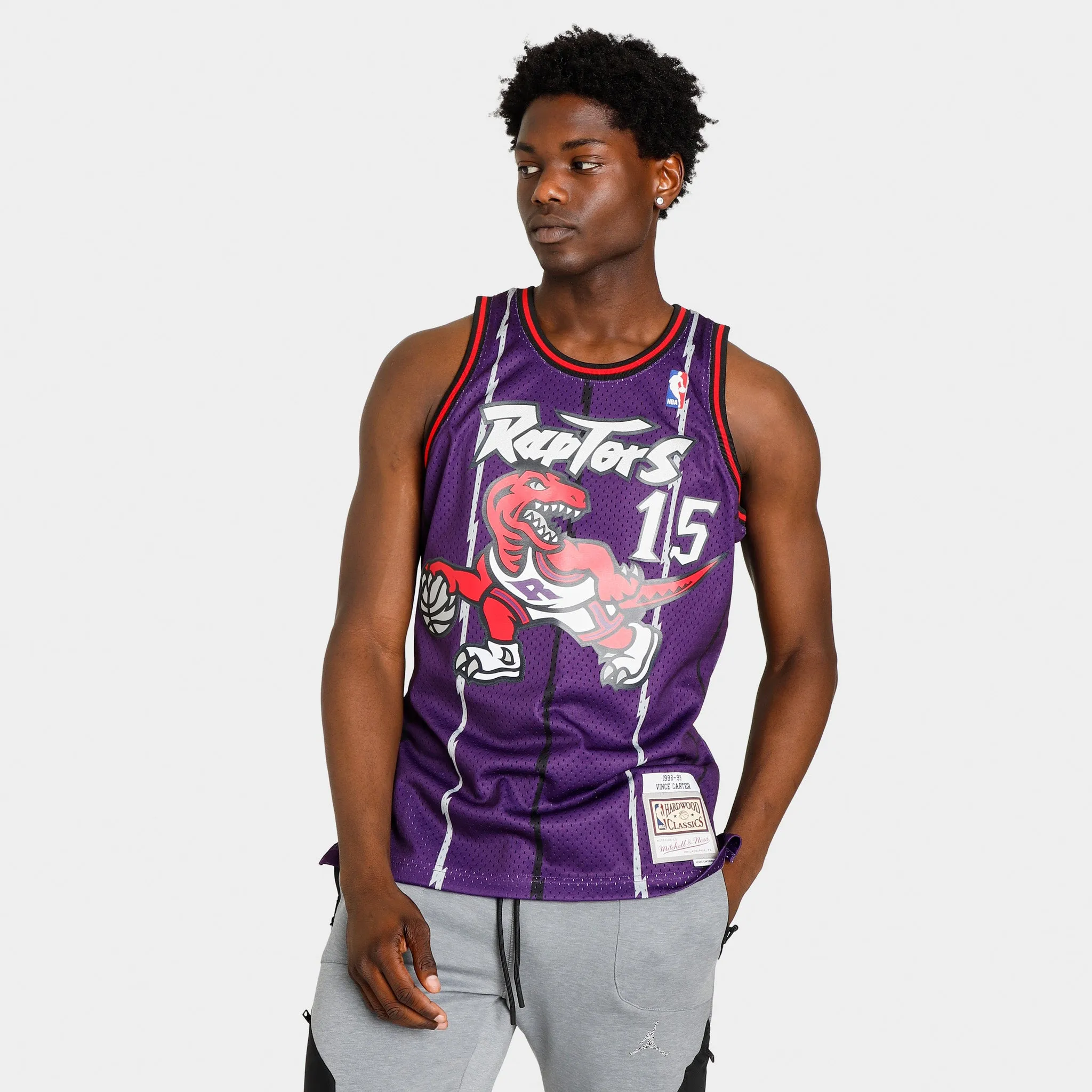 Mitchell & Ness NBA Toronto Raptors Vince Carter Swingman Jersey / Purple sold by JD Sports