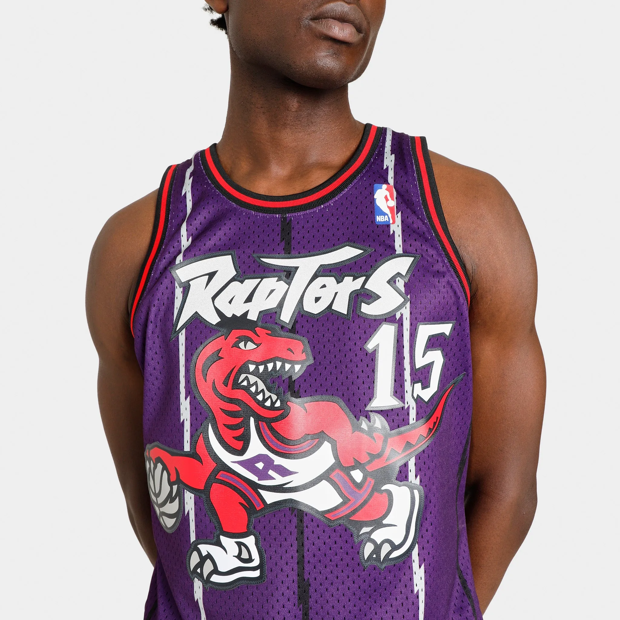Mitchell & Ness NBA Toronto Raptors Vince Carter Swingman Jersey / Purple sold by JD Sports product image thumbnail 4