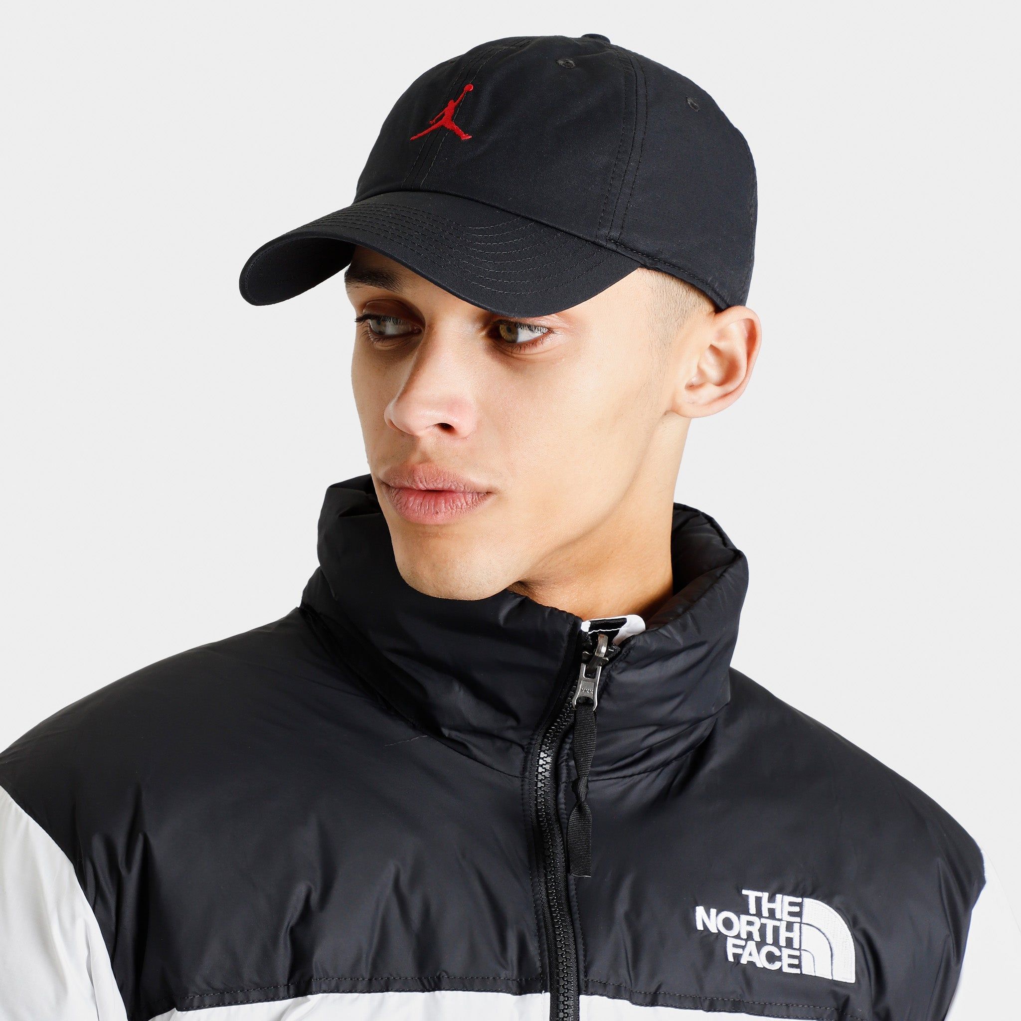 Jordan Jumpman Heritage86 Washed Cap Black / Gym Red sold by JD Sports
