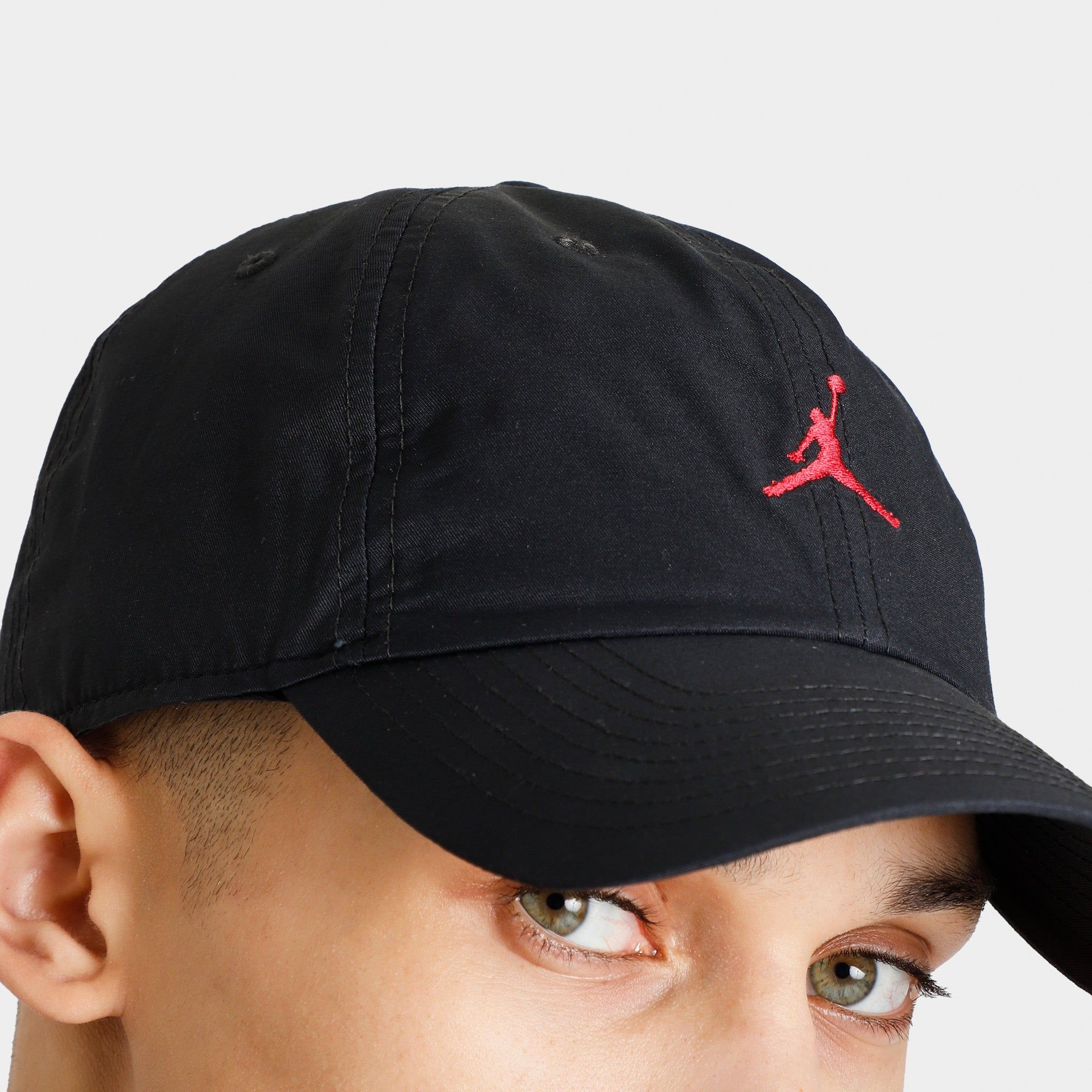 Jordan Jumpman Heritage86 Washed Cap Black / Gym Red sold by JD Sports product image thumbnail 4