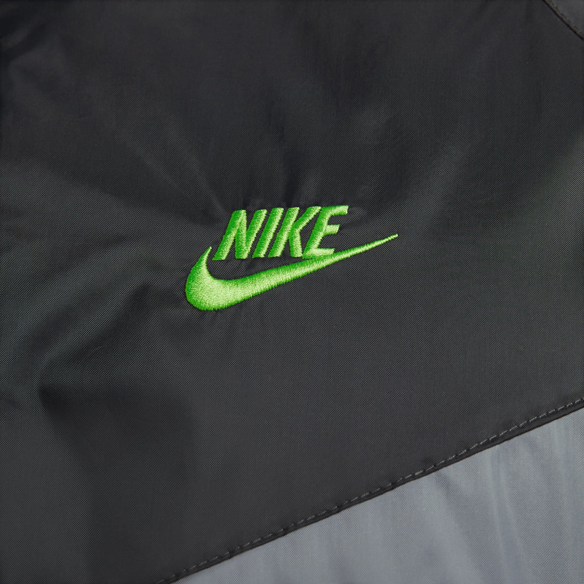 Nike Sportswear Windrunner Hooded Jacket Cool Grey / Anthracite - Action Green sold by JD Sports product image thumbnail 4