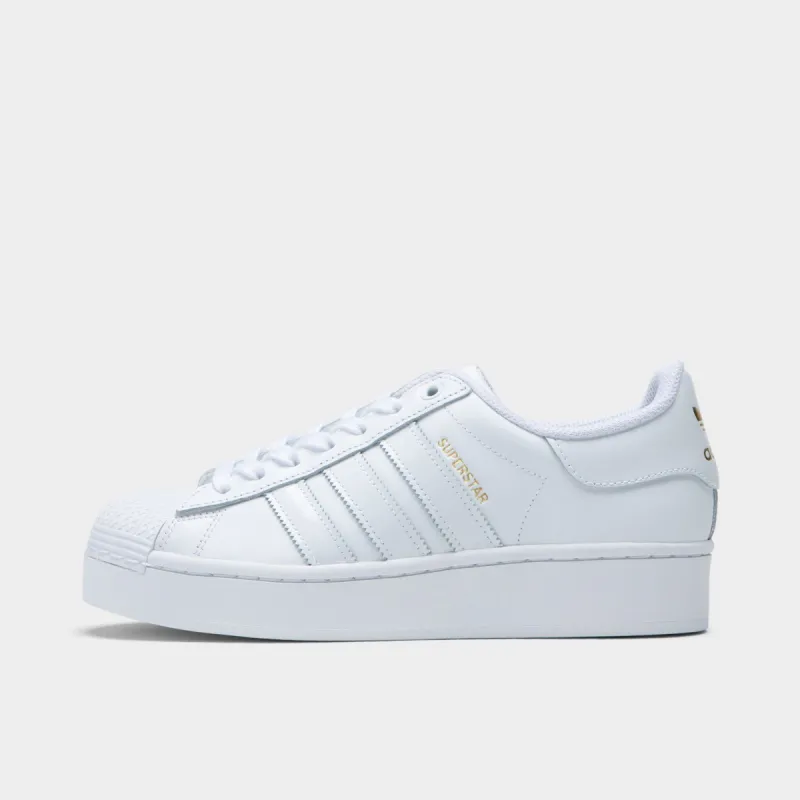 adidas Originals Women's Superstar Bold Cloud White / Cloud White - Gold Metallic sold by JD Sports