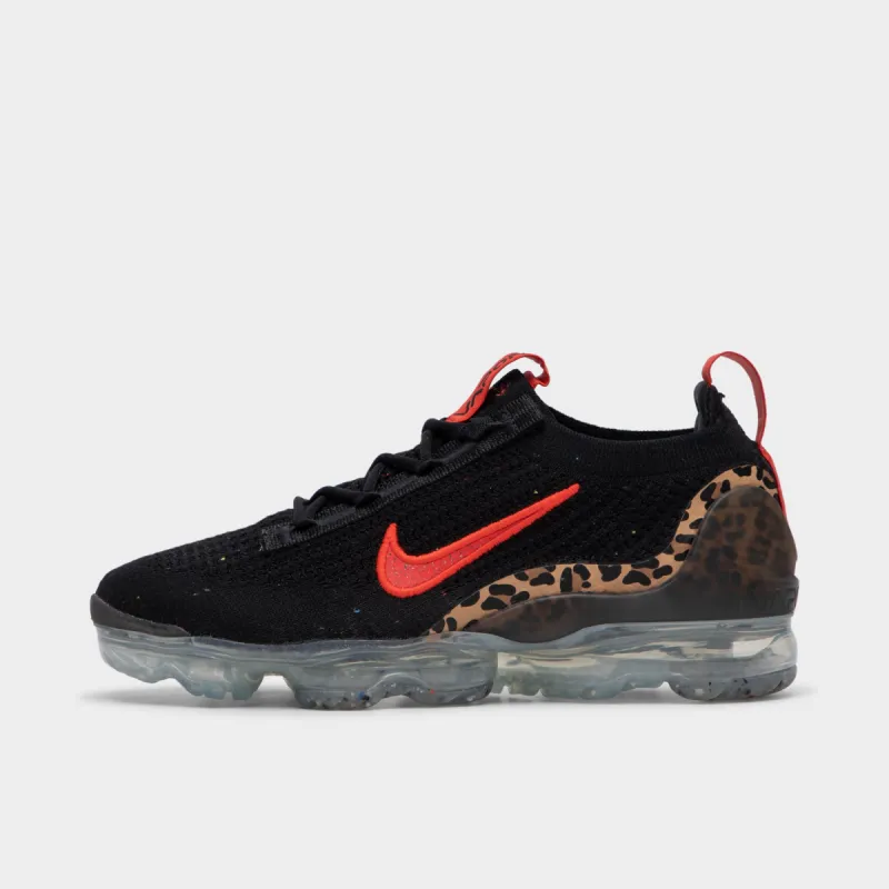 Nike Air Vapormax 2021 FK Black / Habanero Red sold by JD Sports