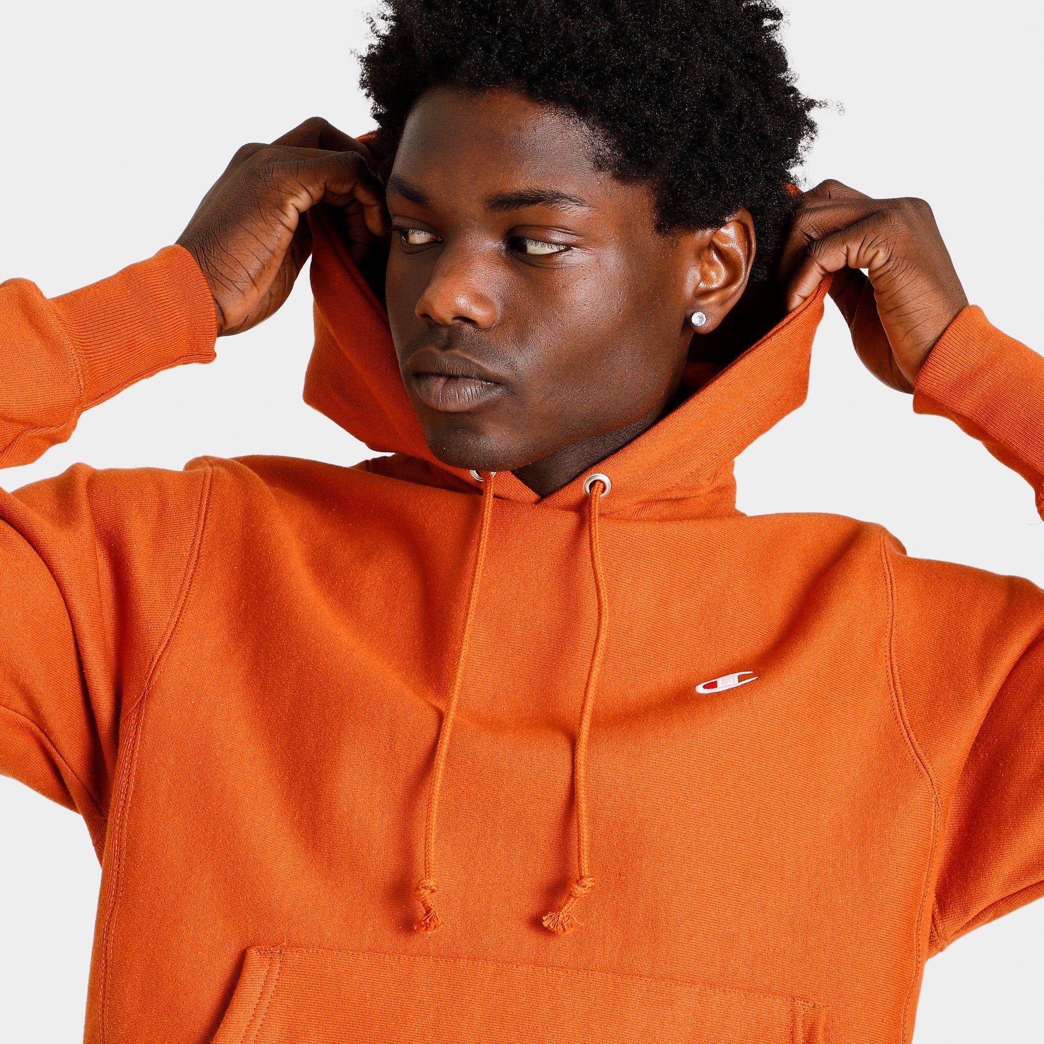Champion Reverse Weave Pullover Hoodie / Texas Orange sold by JD Sports product image thumbnail 2