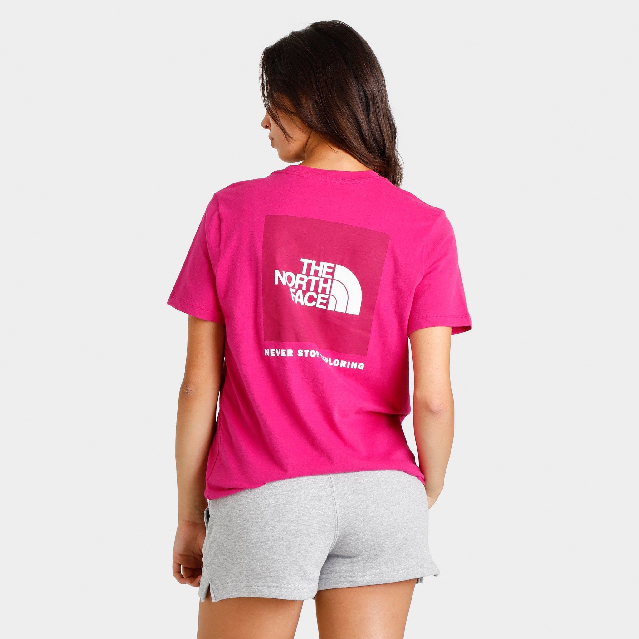 The North Face Women’s Box NSE T-shirt Fuschia Pink / Fushia Pink sold by JD Sports product image thumbnail 2