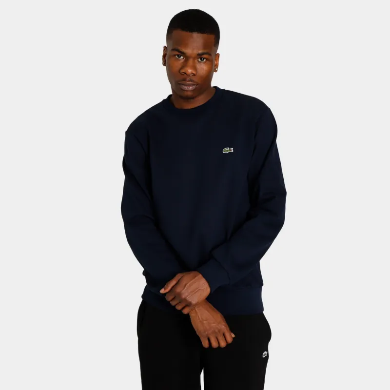 Lacoste Organic Brushed Cotton Sweatshirt / Navy Blue sold by JD Sports