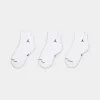 Jordan Everyday Ankle Socks (3 Pack) White / Black sold by JD Sports