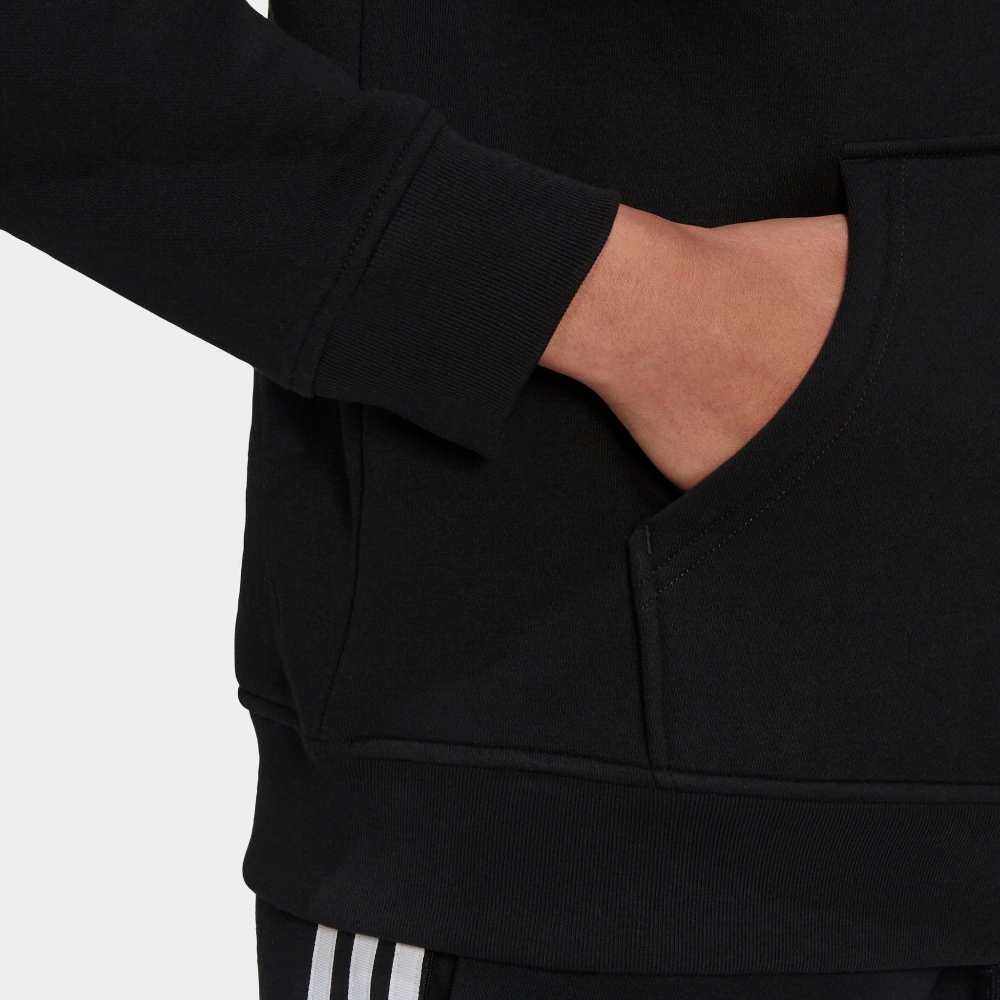 adidas Originals Women's Adicolor Essentials Fleece Pullover Hoodie / Black sold by JD Sports product image thumbnail 4