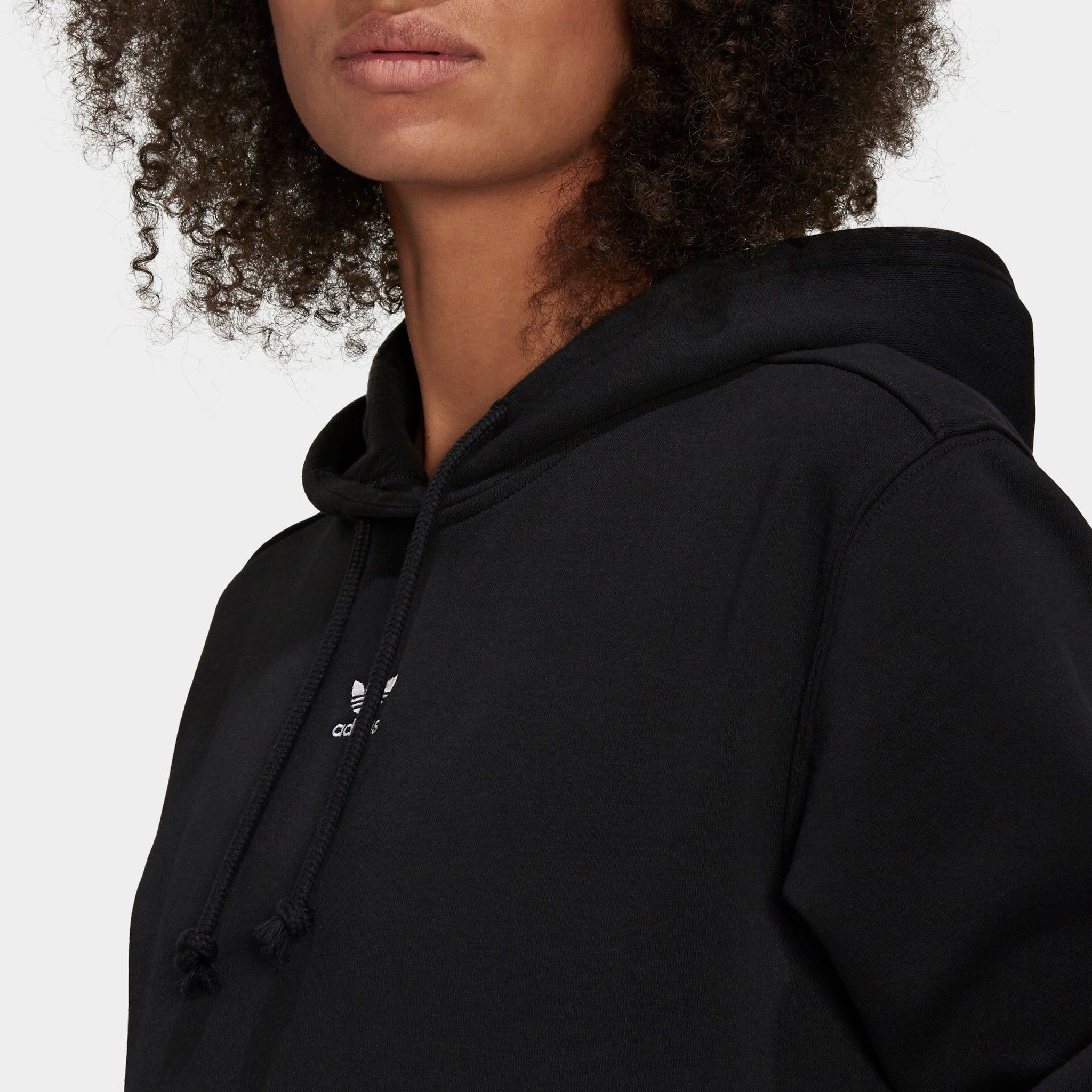 adidas Originals Women's Adicolor Essentials Fleece Pullover Hoodie / Black sold by JD Sports product image thumbnail 3