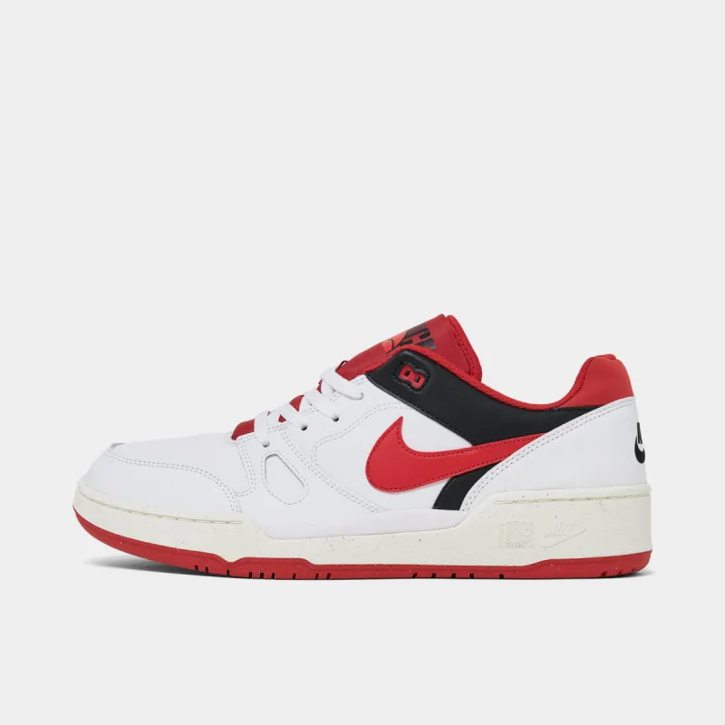 Nike Full Force Low White / Mystic Red - Black sold by JD Sports