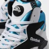 Reebok Shaq Attaq Cloud White / Core Black - Azure sold by JD Sports