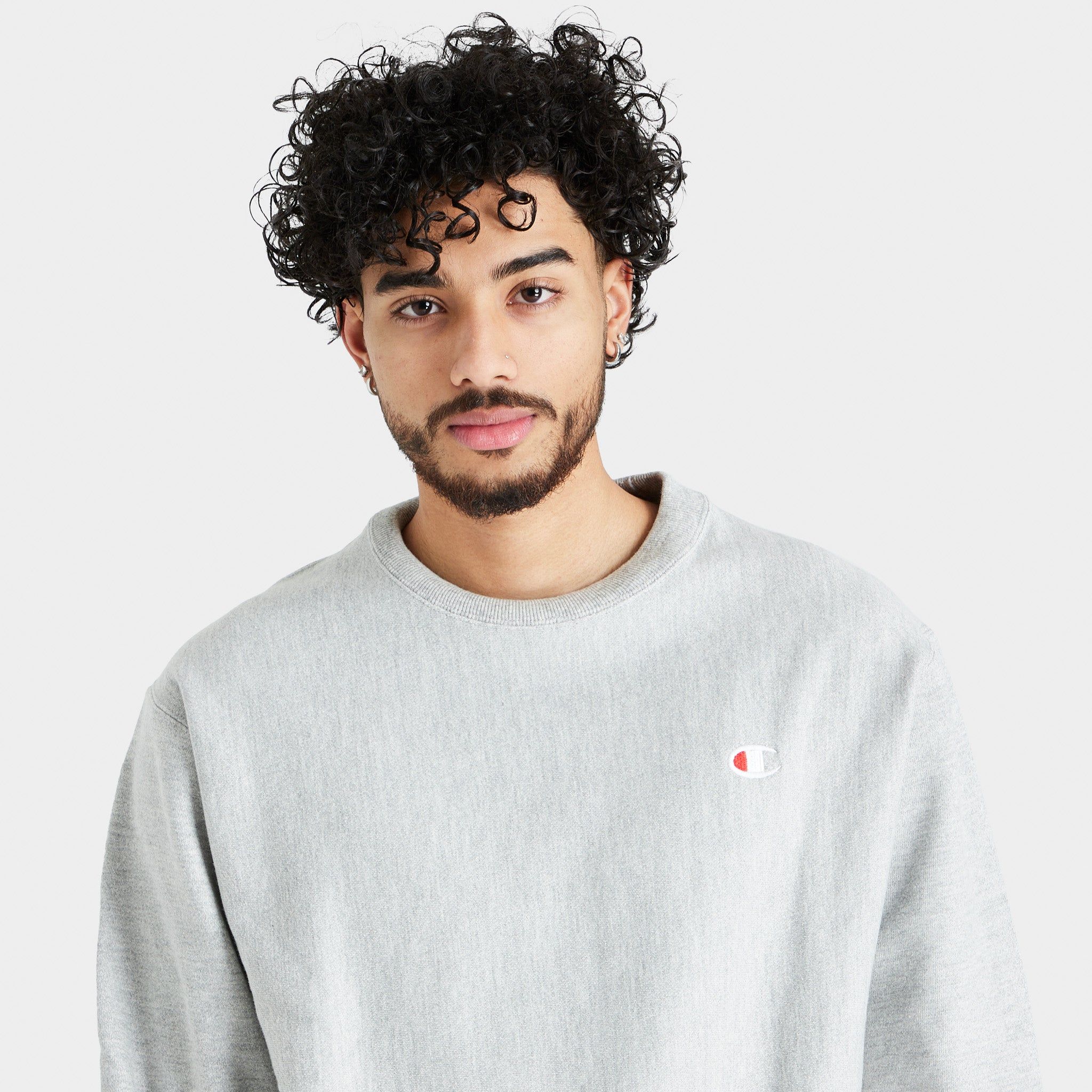 Champion Reverse Weave Crewneck / Oxford Grey sold by JD Sports product image thumbnail 3