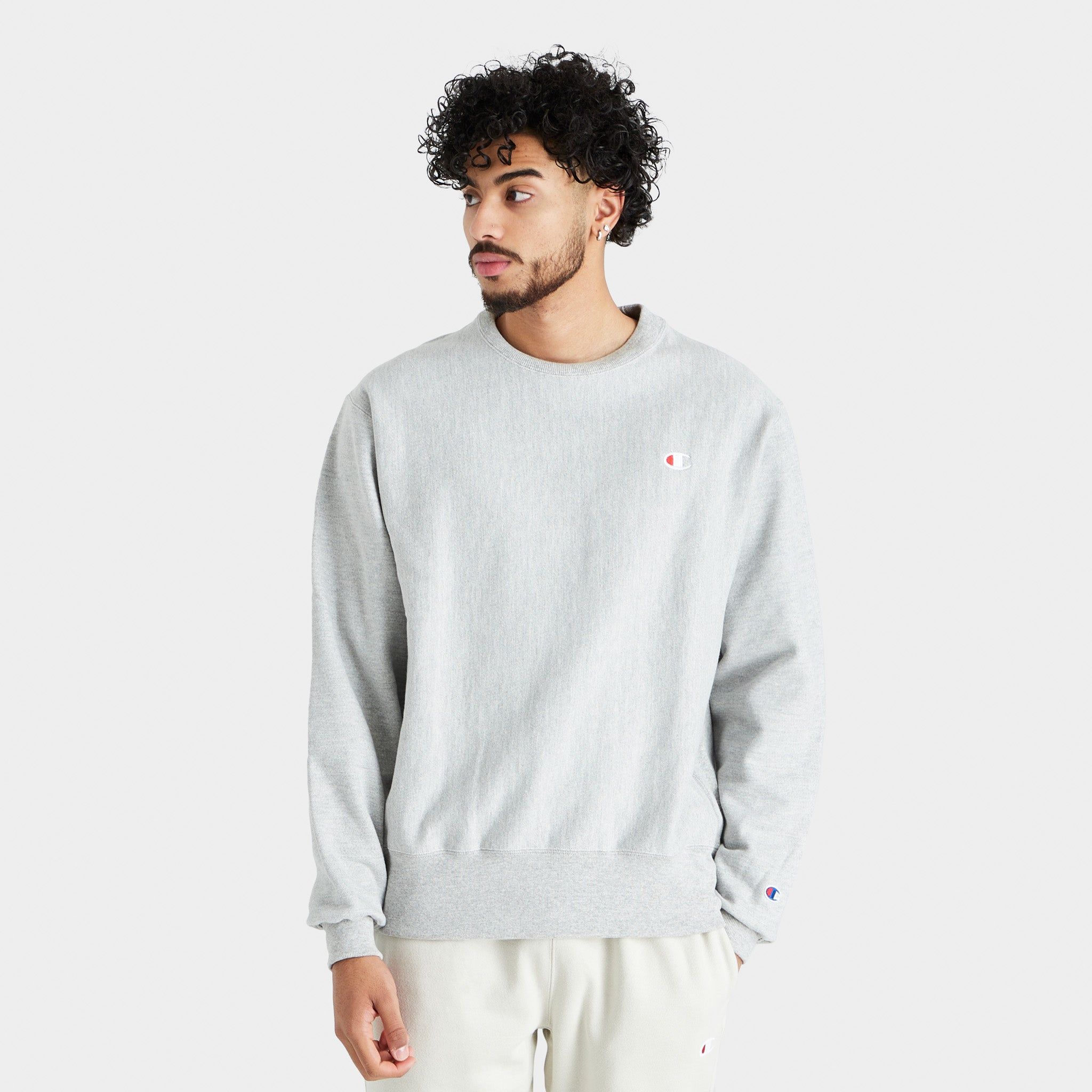 Champion Reverse Weave Crewneck / Oxford Grey sold by JD Sports