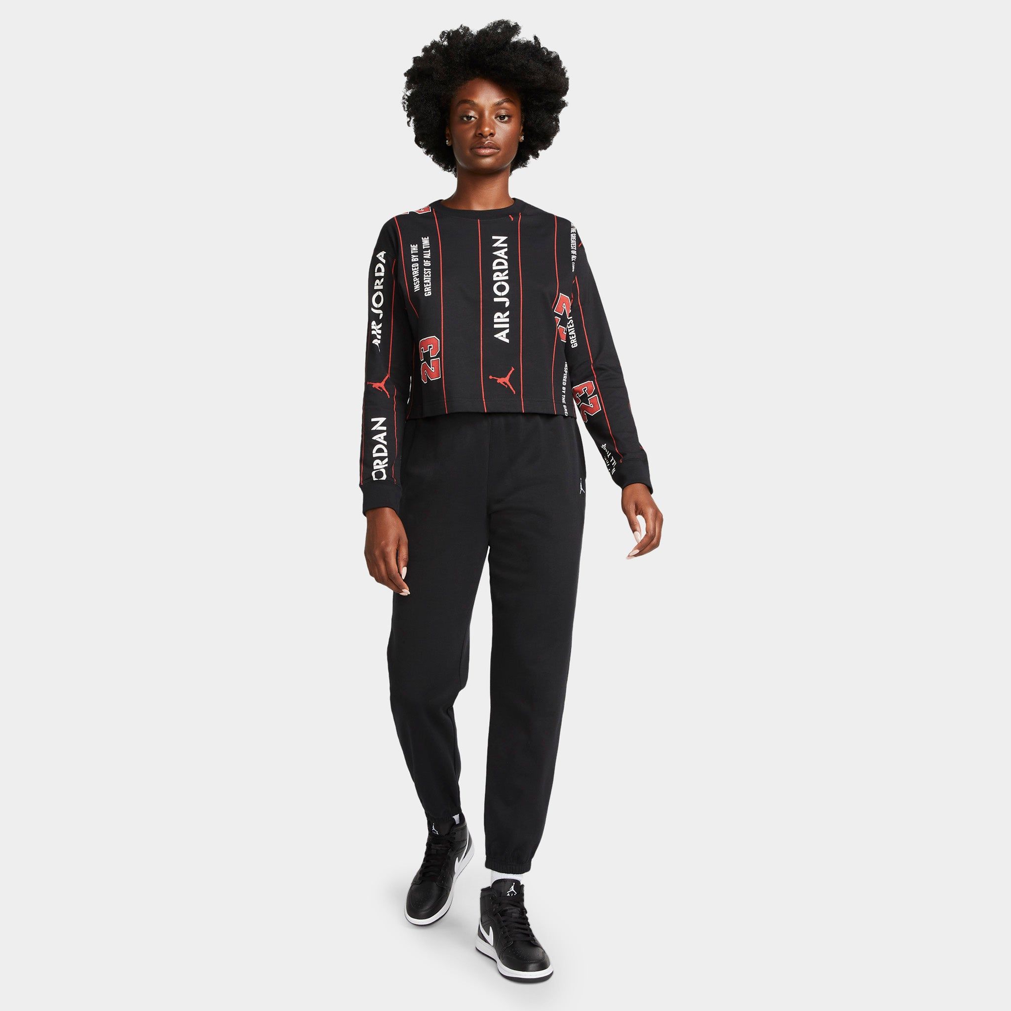 Jordan Women's Essentials Fleece Pants / Black sold by JD Sports product image thumbnail 2