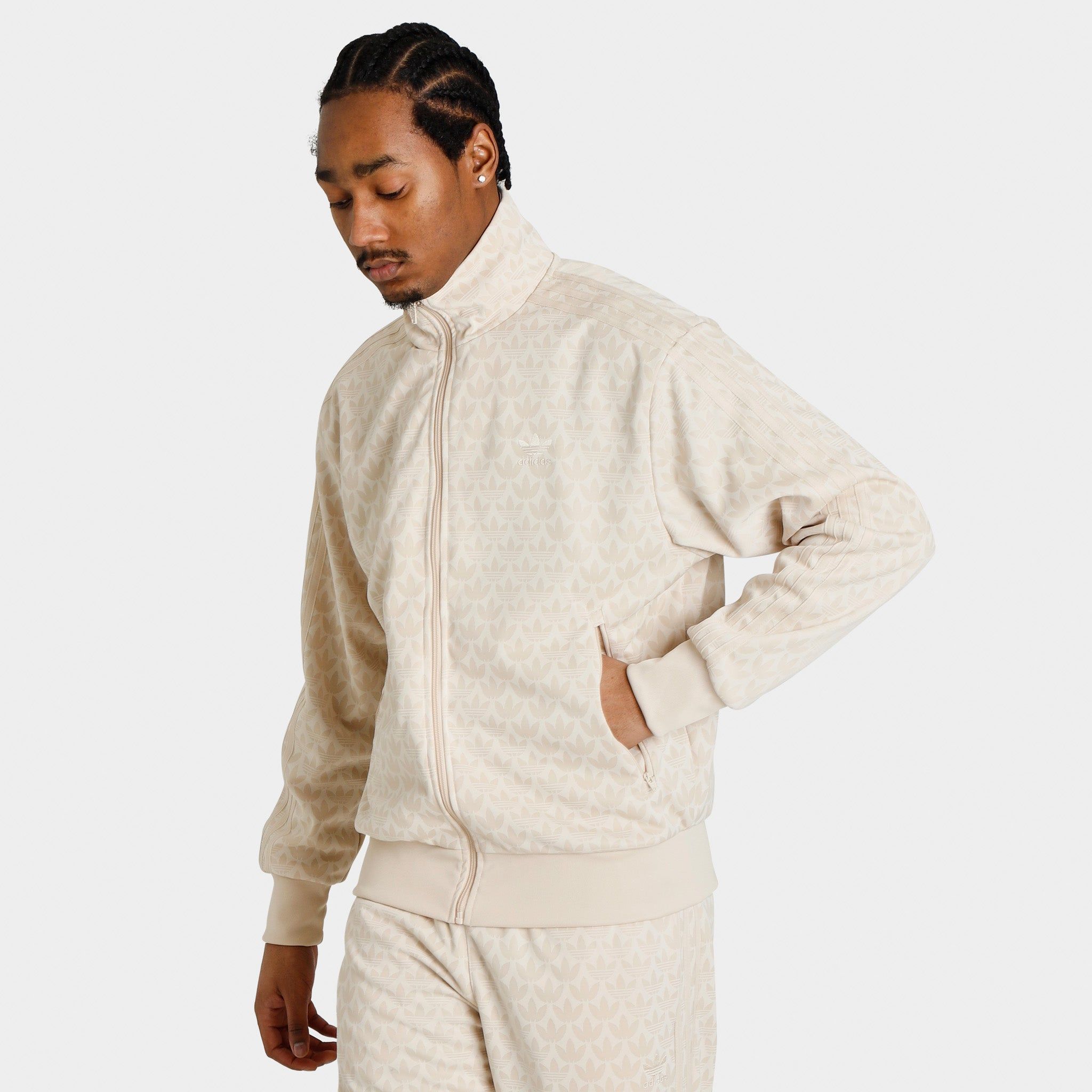 adidas Originals Graphics Monogram Track Jacket / Sand Strata sold by JD Sports
