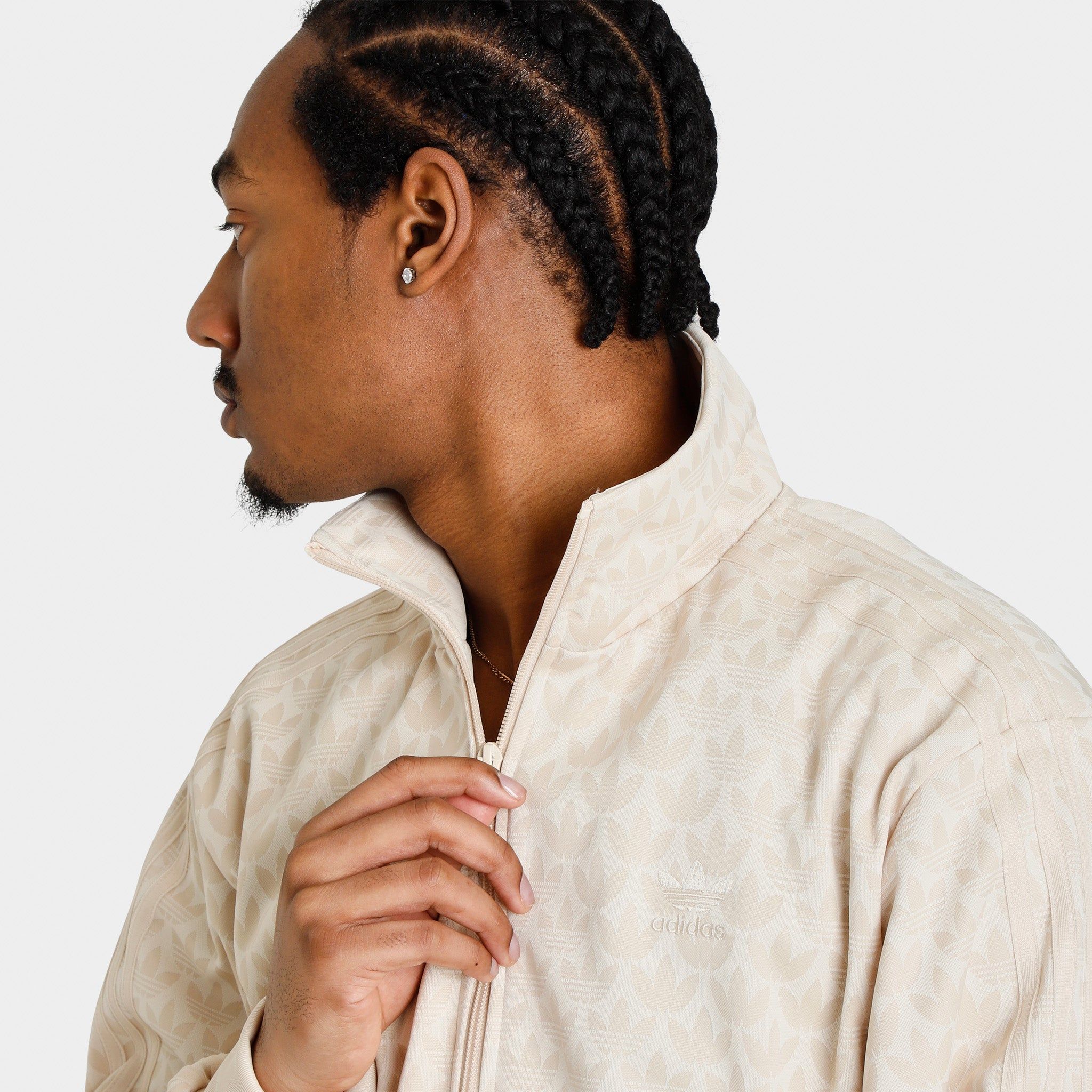 adidas Originals Graphics Monogram Track Jacket / Sand Strata sold by JD Sports product image thumbnail 3