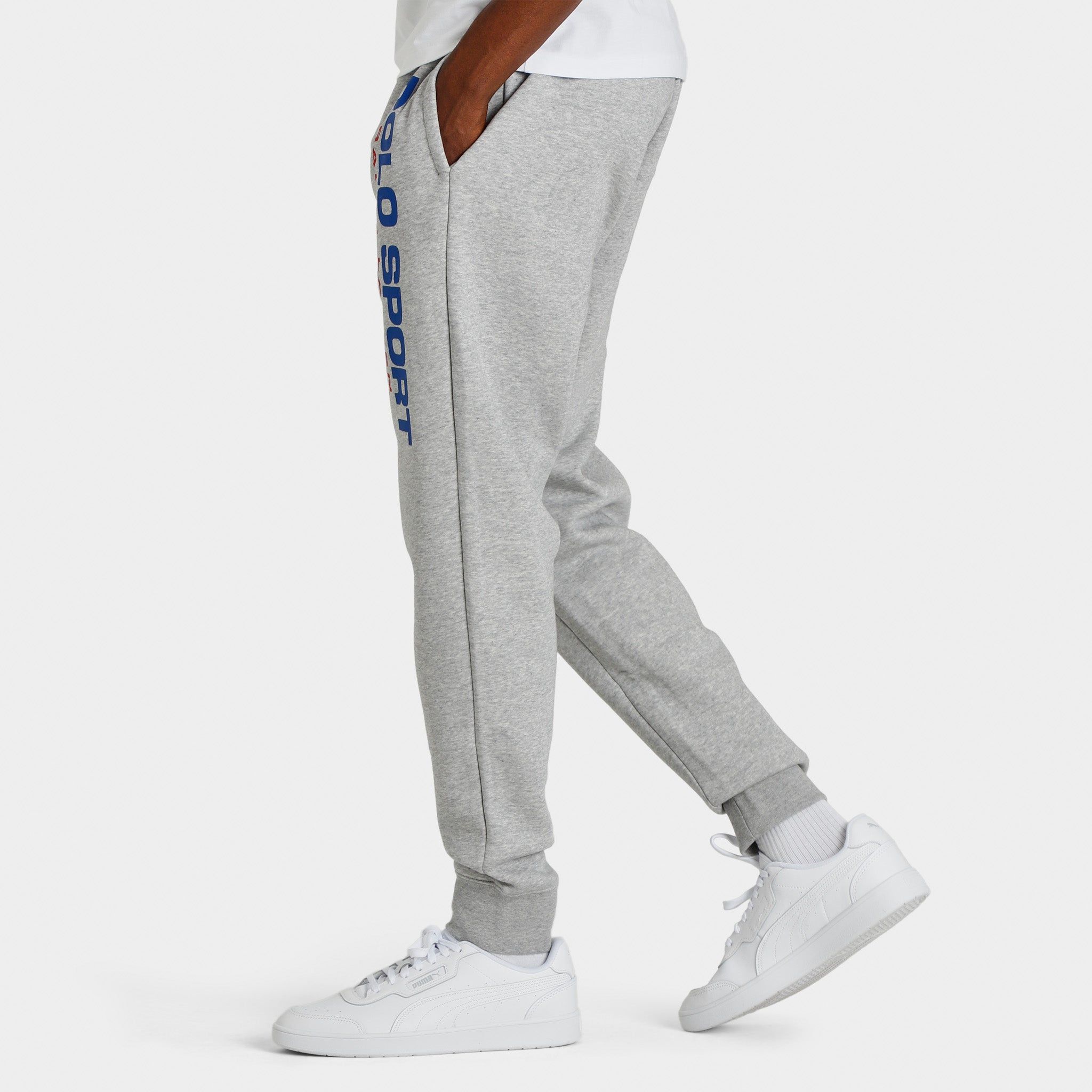 Polo Ralph Lauren Sport Sweatpants Andover Heather / Red sold by JD Sports product image thumbnail 3