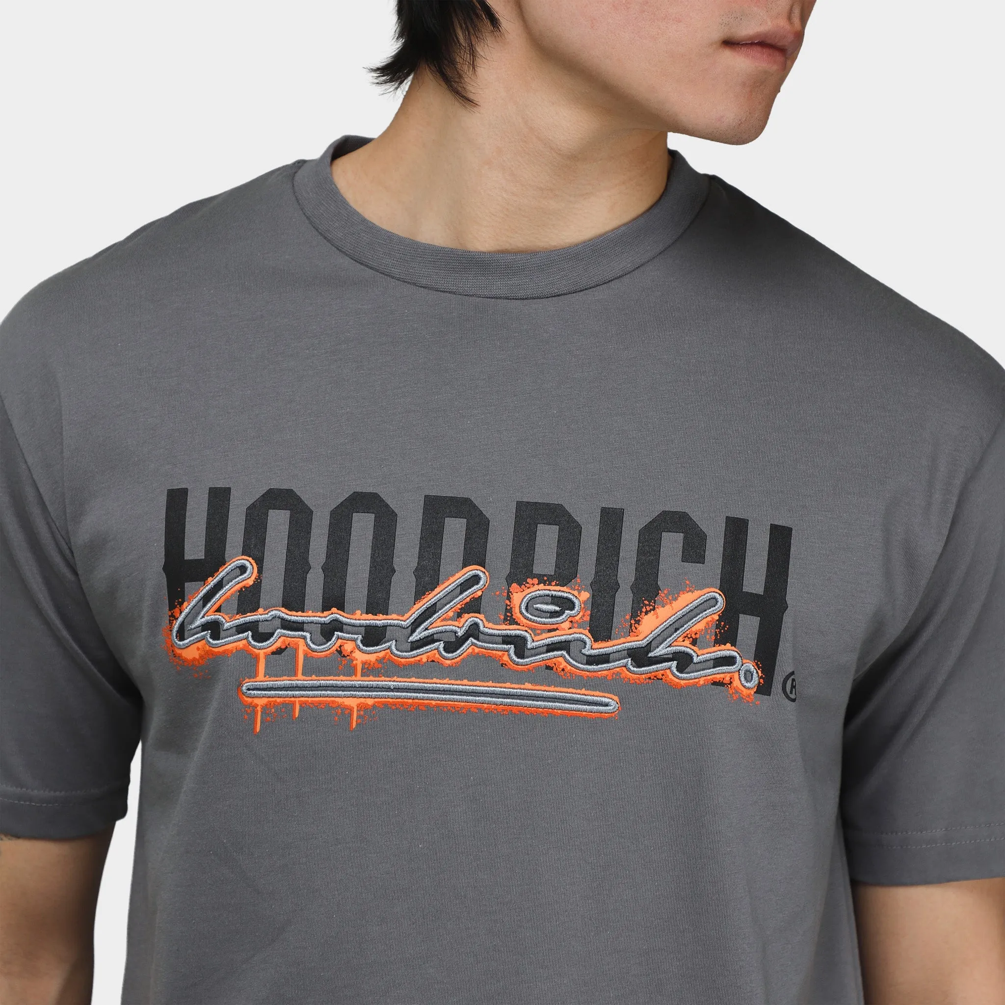 Hoodrich Splatter T-Shirt Lava Smoke / Black - Persimmon Orange sold by JD Sports product image thumbnail 4