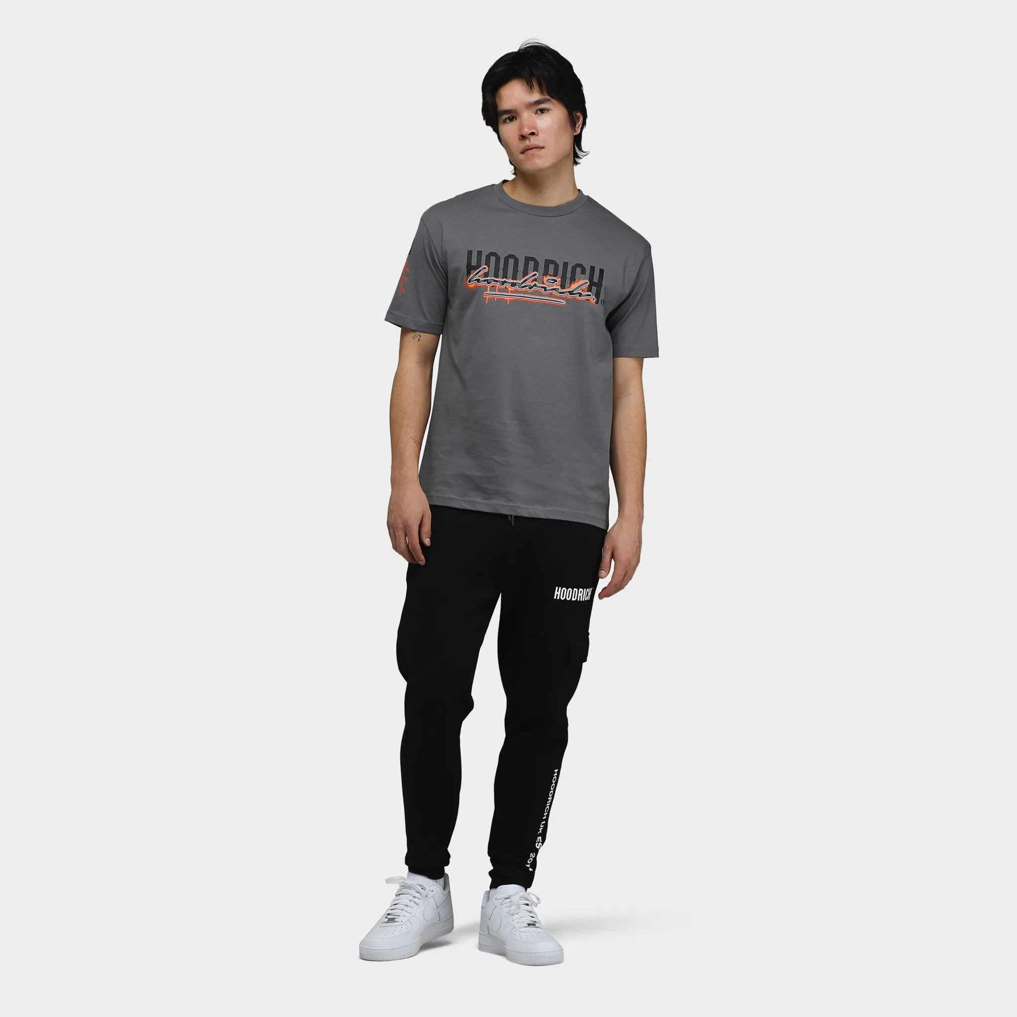 Hoodrich Splatter T-Shirt Lava Smoke / Black - Persimmon Orange sold by JD Sports product image thumbnail 5