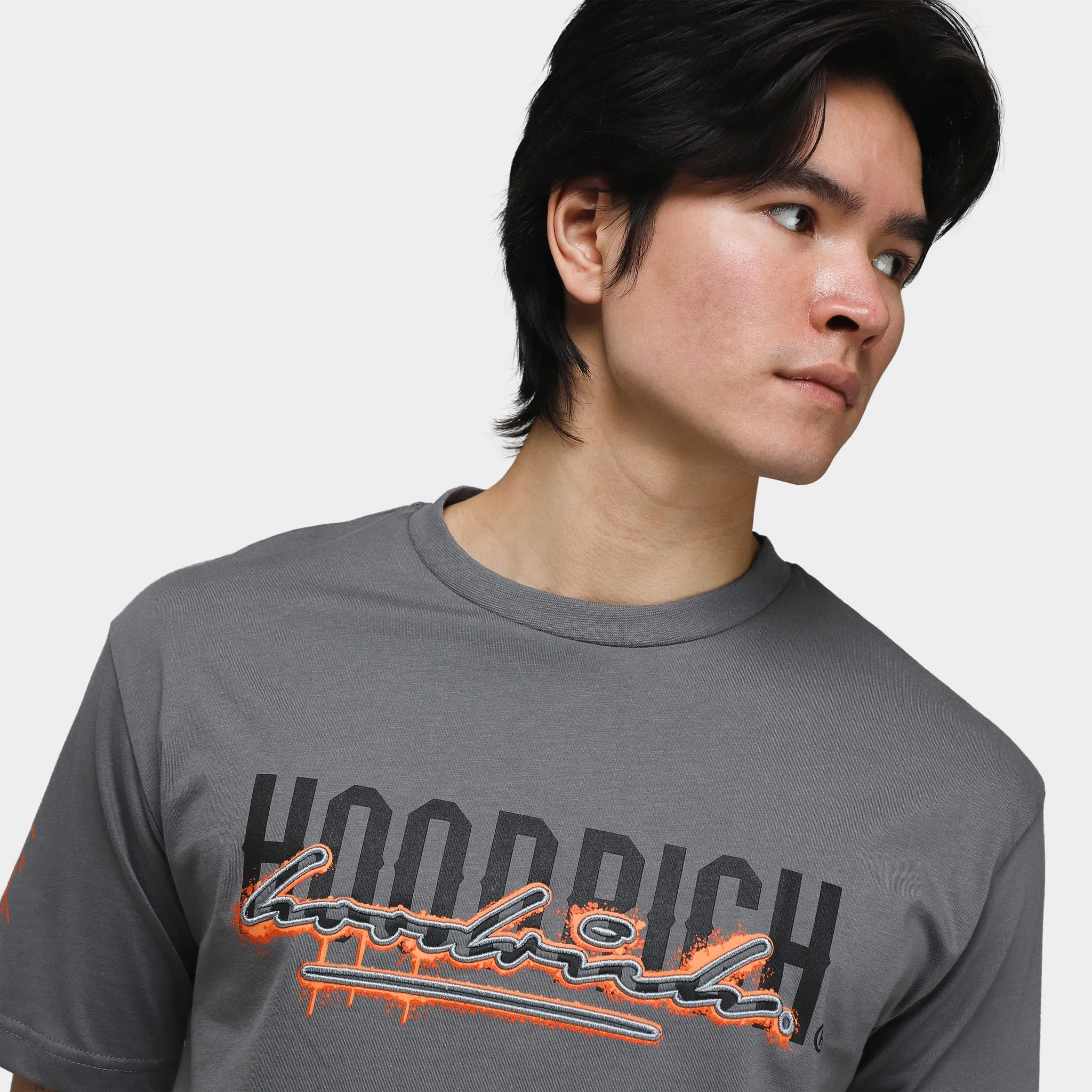 Hoodrich Splatter T-Shirt Lava Smoke / Black - Persimmon Orange sold by JD Sports product image thumbnail 3