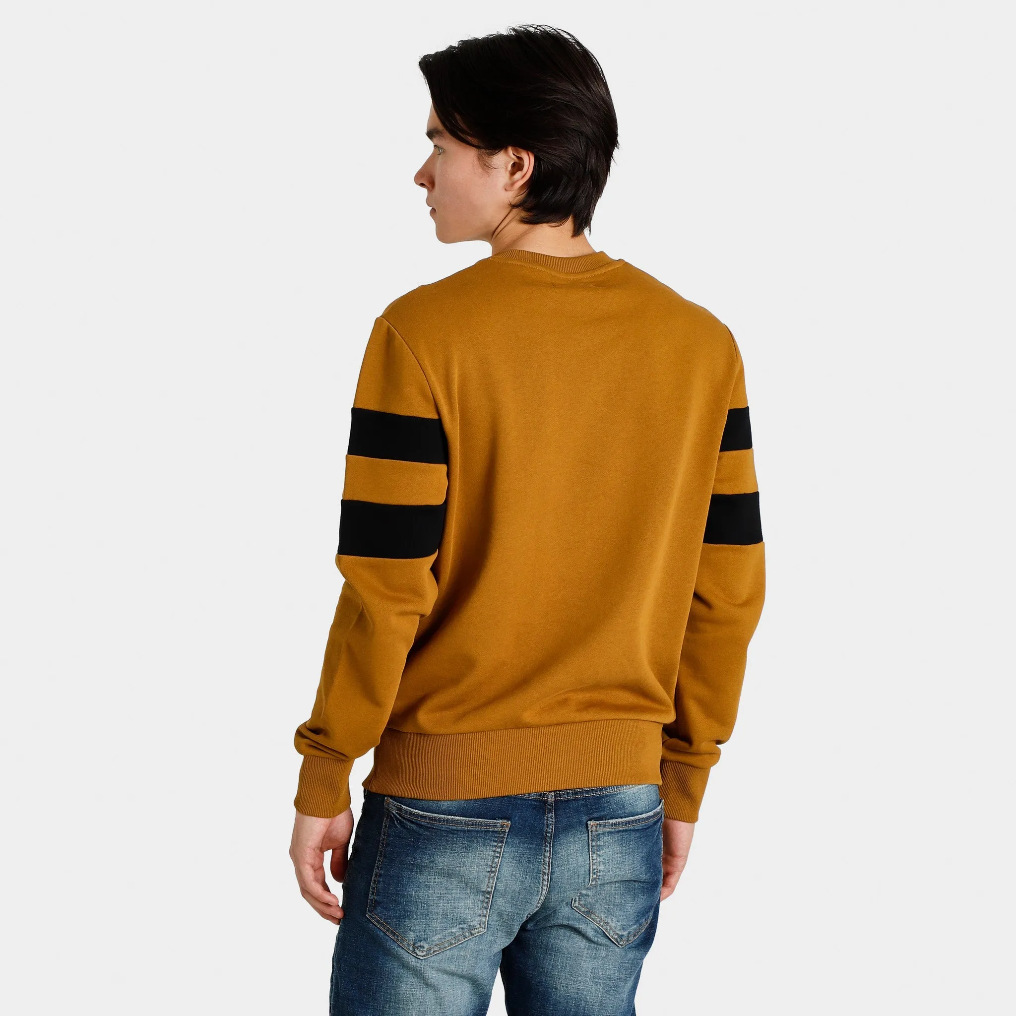 Fred Perry Tipped Sleeve Sweatshirt / Dark Caramel sold by JD Sports product image thumbnail 2
