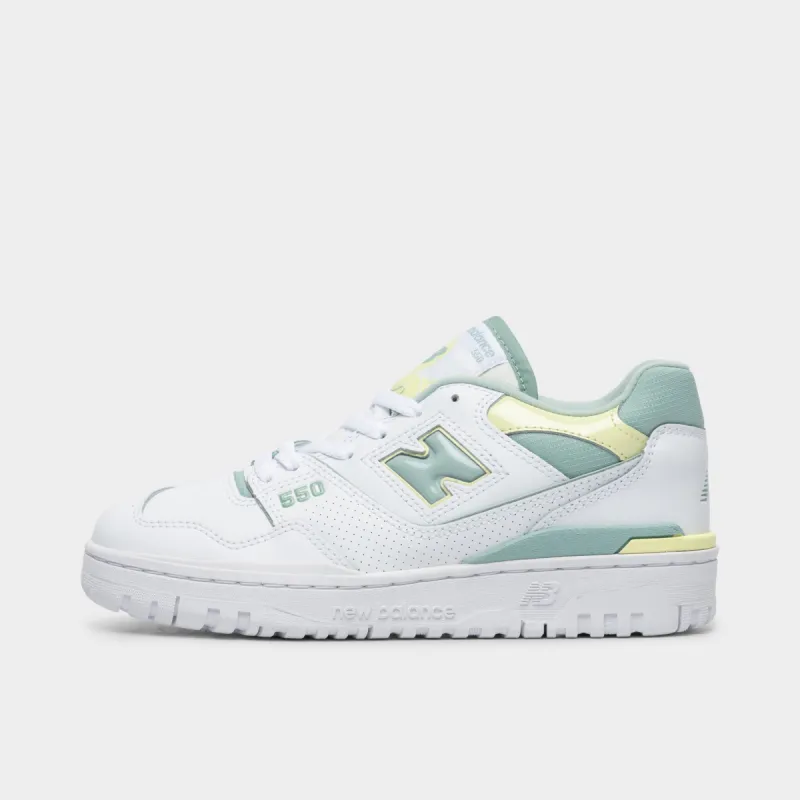 New Balance Women's 550 White / Salt Marsh sold by JD Sports