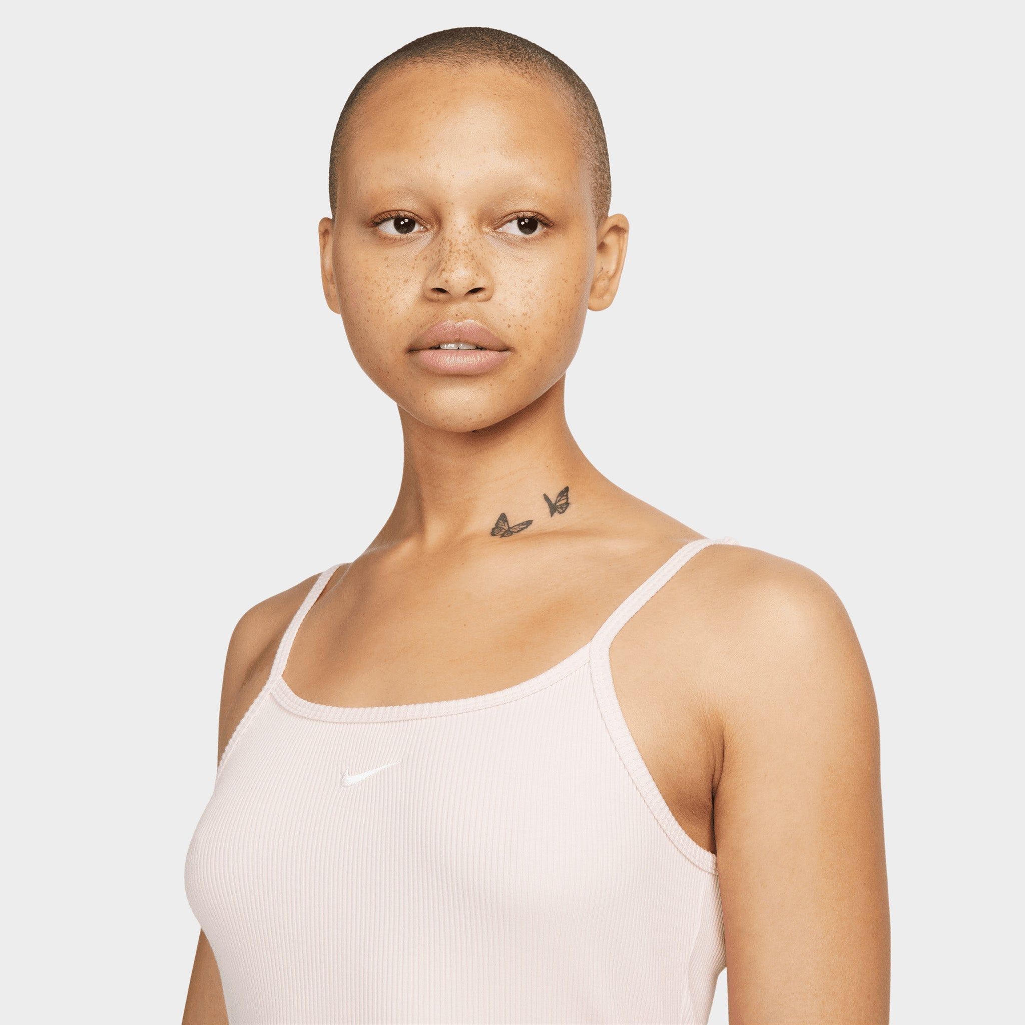 Nike Women’s Sportswear Essential Ribbed Dress Atmosphere / White sold by JD Sports product image thumbnail 3