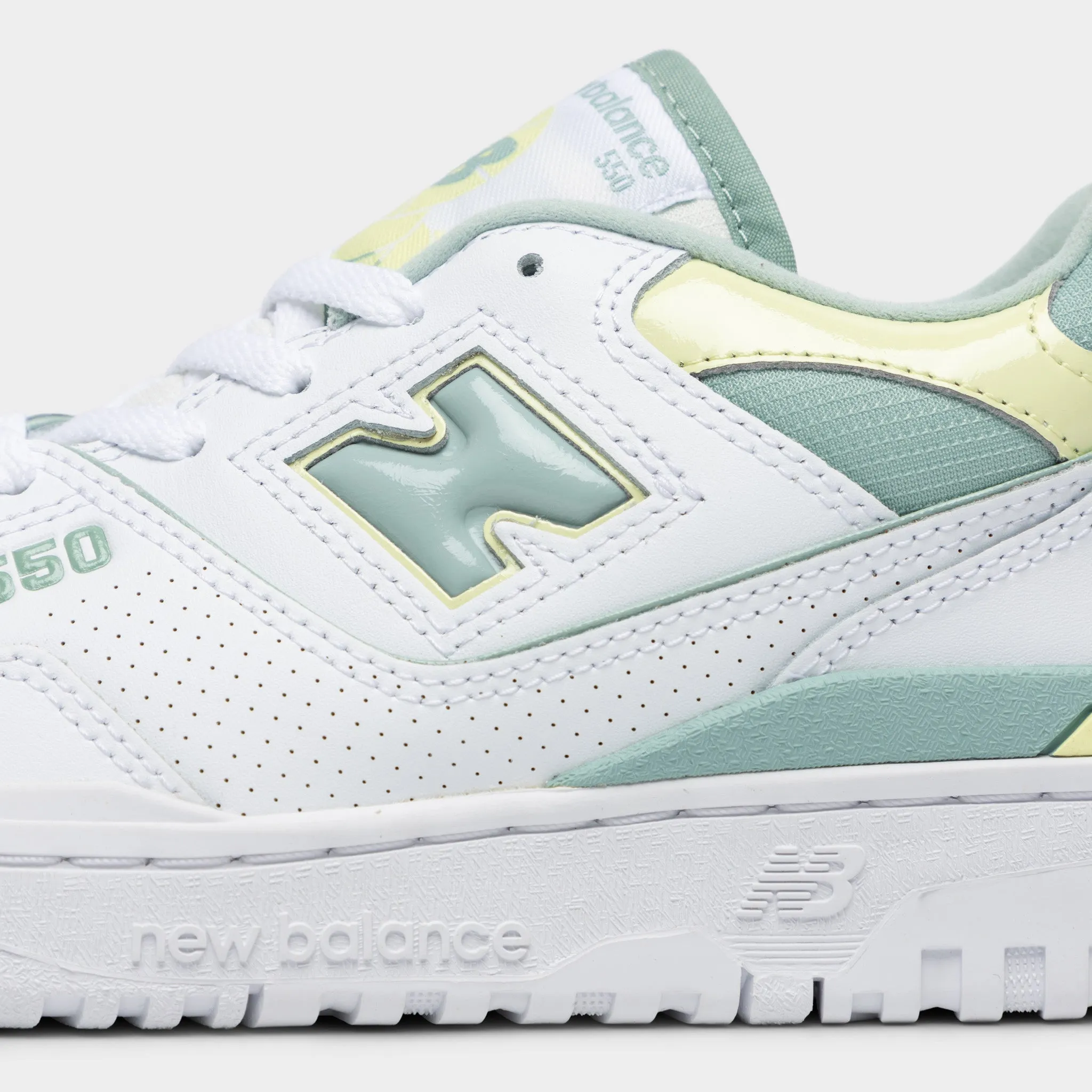 New Balance Women's 550 White / Salt Marsh sold by JD Sports product image thumbnail 3