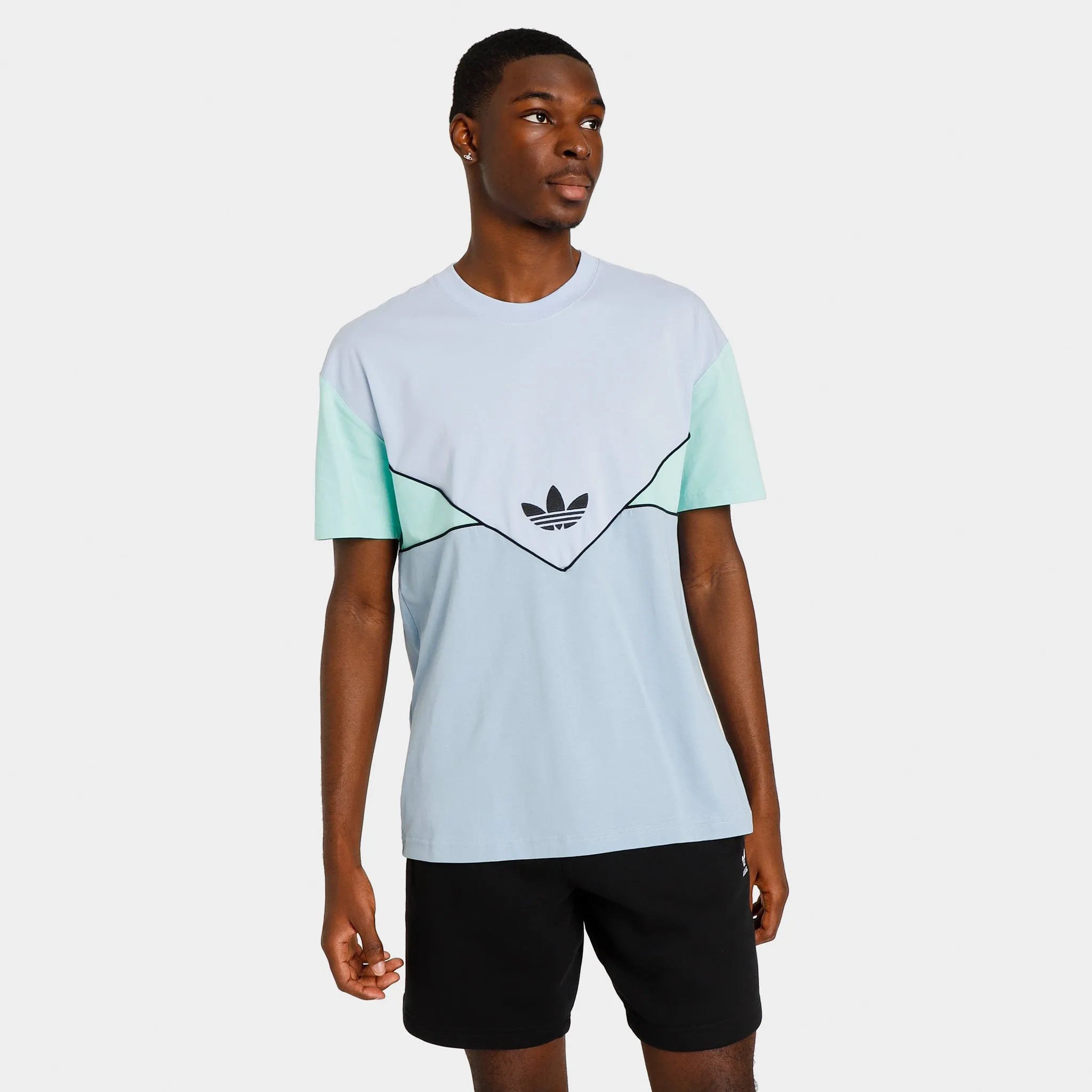adidas Originals Adicolor Seasonal Archive T-shirt Blue Dawn / Ambient Sky - Easy Green sold by JD Sports