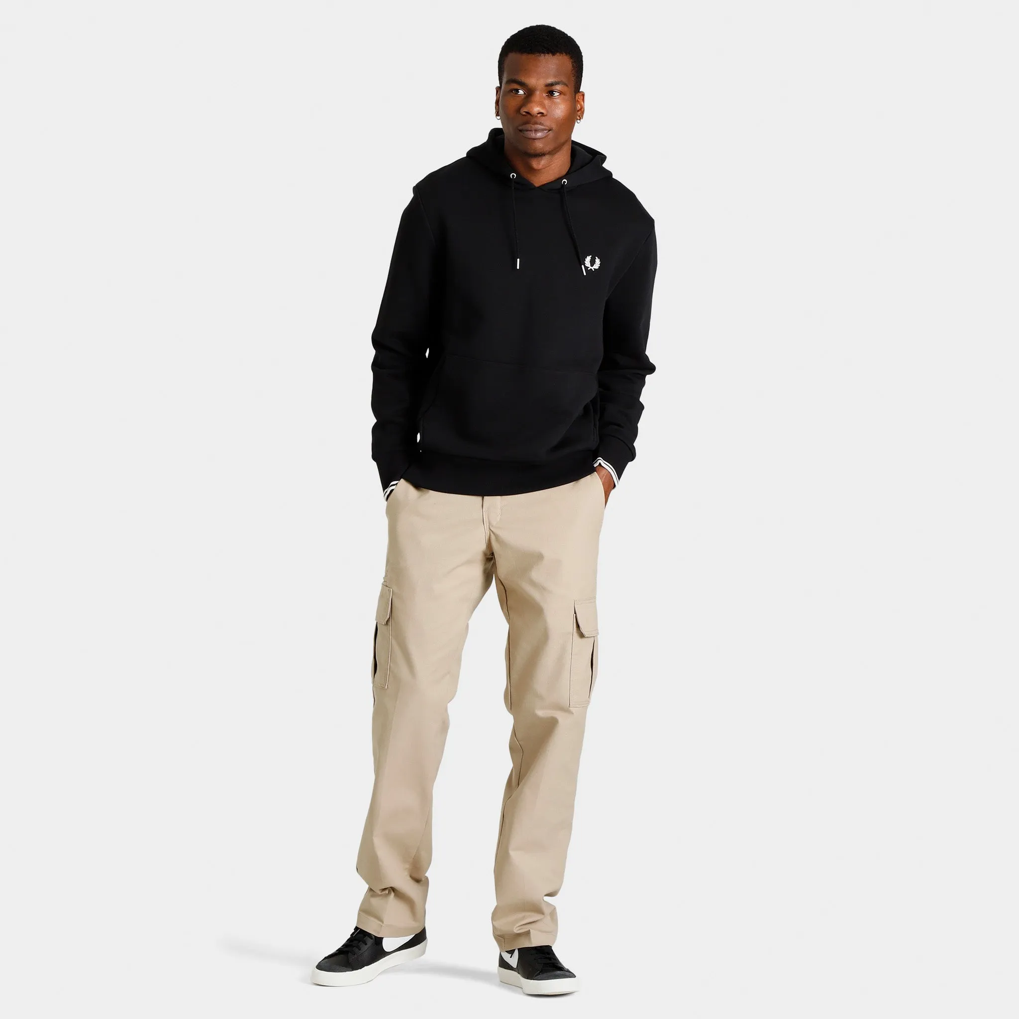 Fred Perry Tipped Pullover Hoodie / Black sold by JD Sports product image thumbnail 5