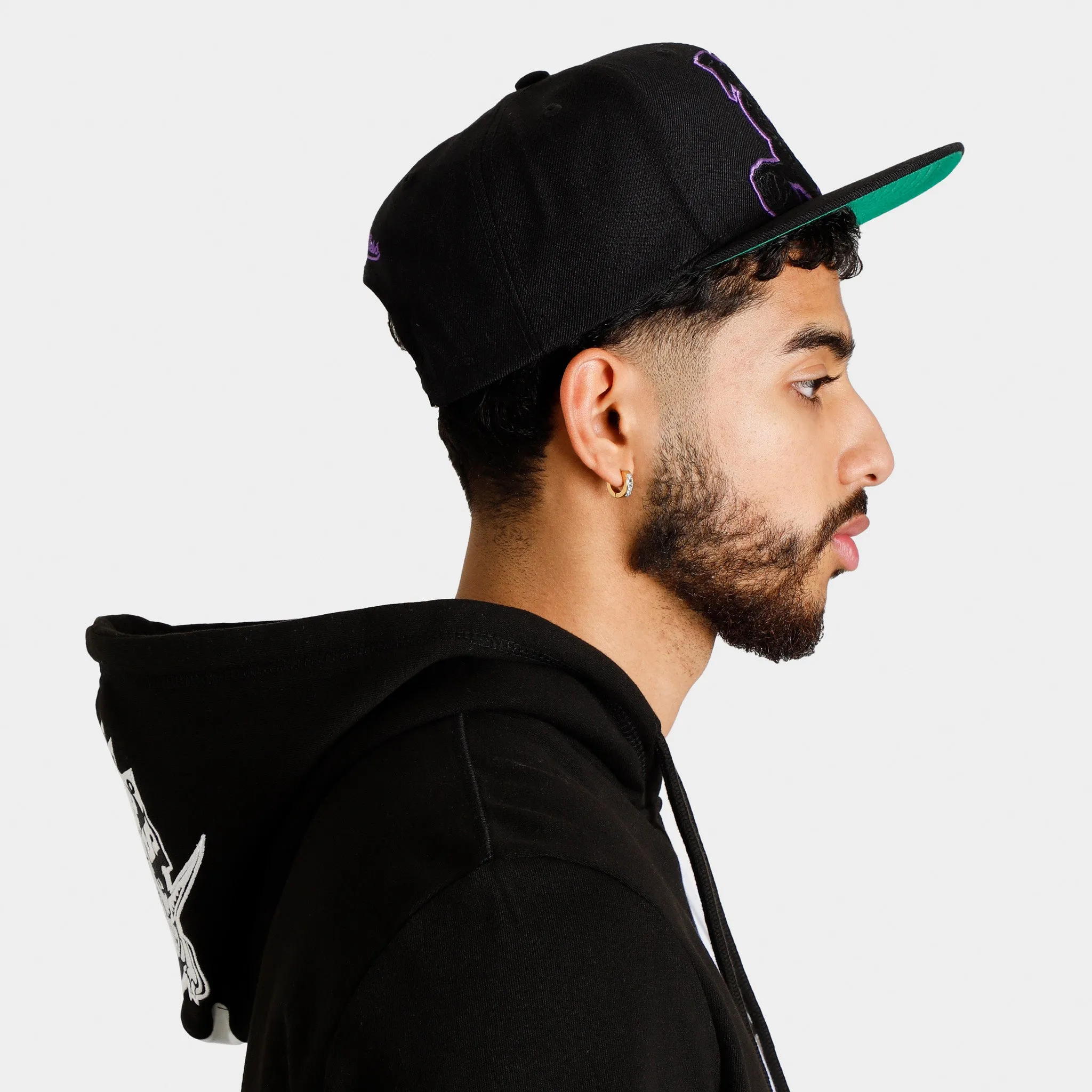 Mitchell & Ness Toronto Raptors Dynamic Snapback / Black sold by JD Sports product image thumbnail 3