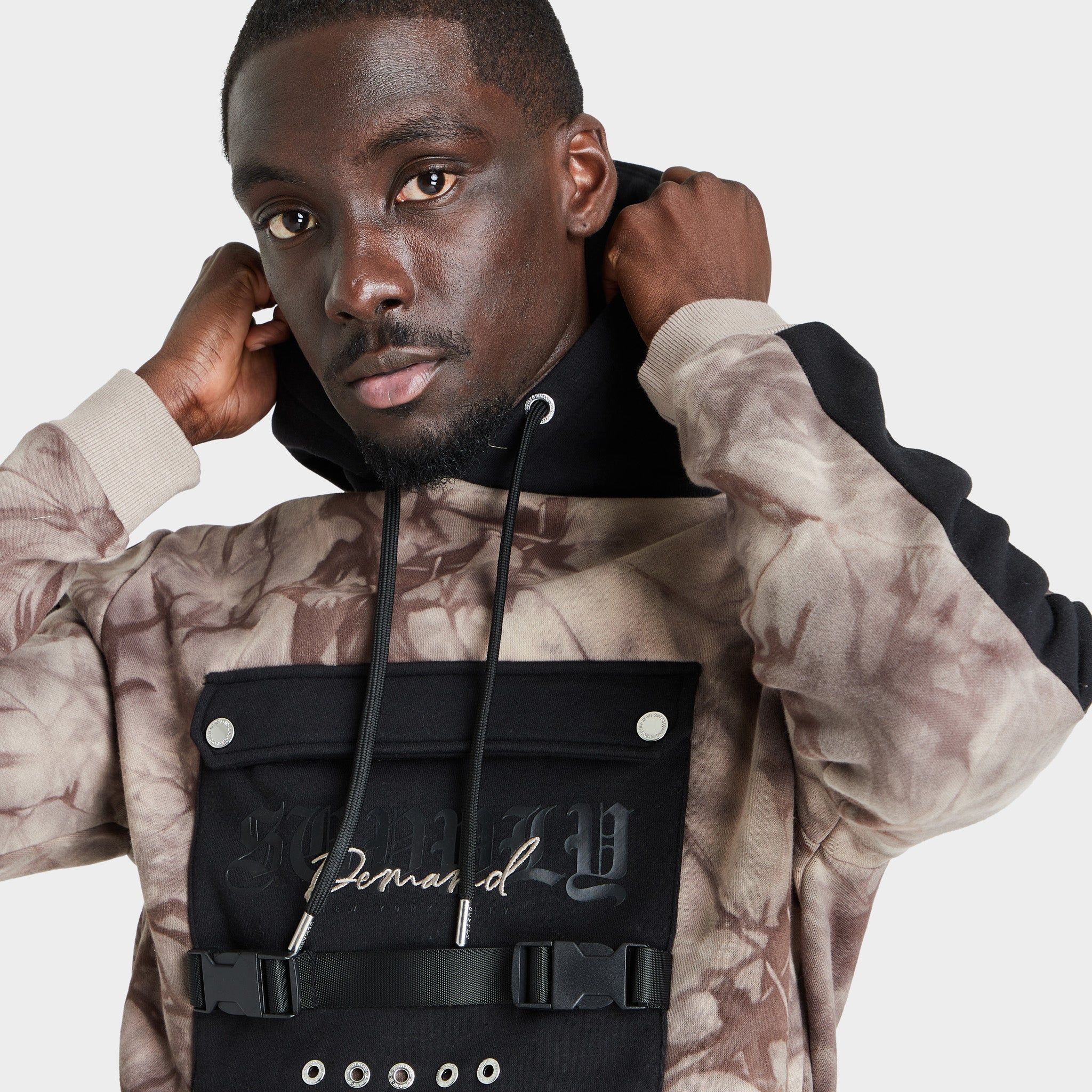 Supply & Demand Corrupt Cargo Pullover Hoodie / Driftwood sold by JD Sports product image thumbnail 4