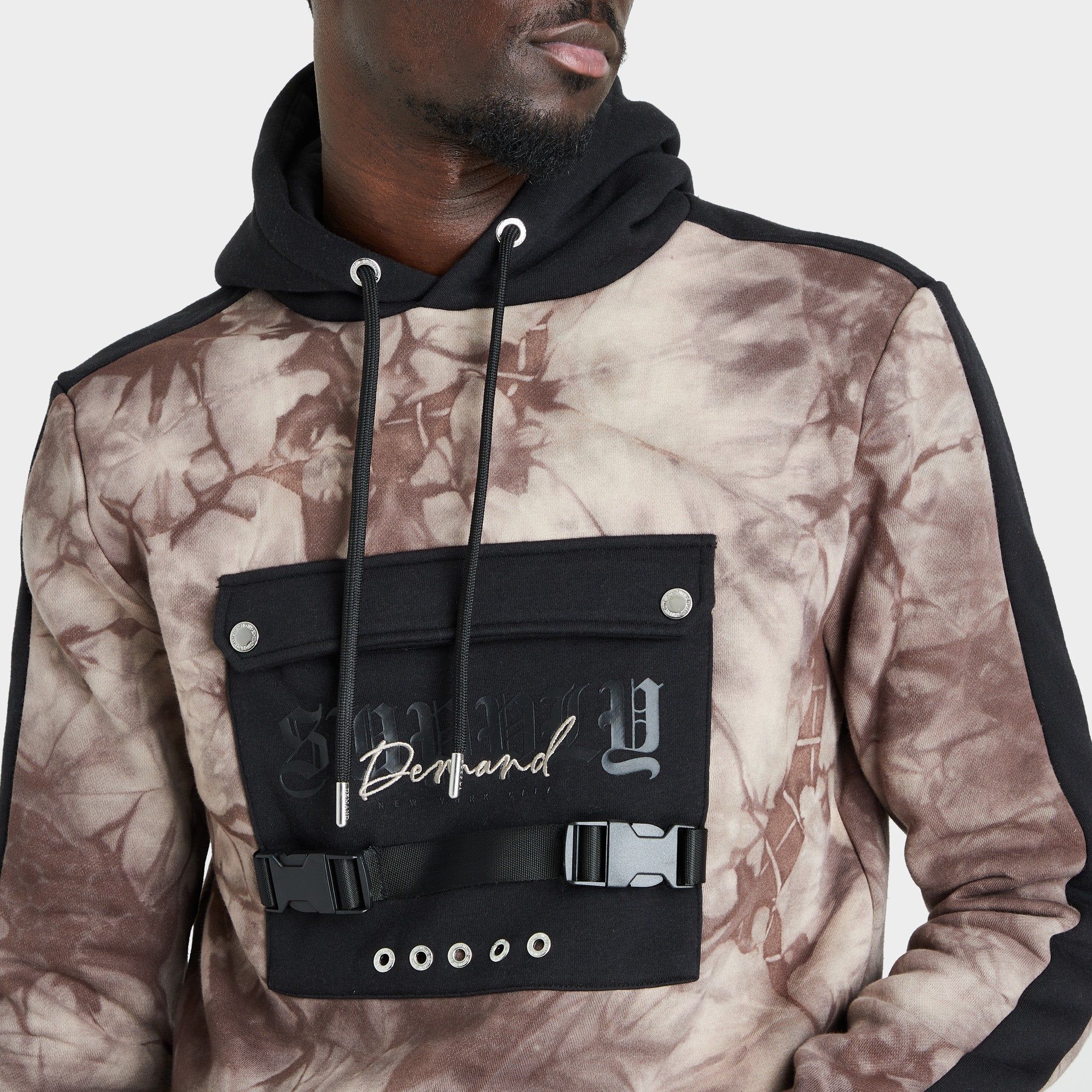 Supply & Demand Corrupt Cargo Pullover Hoodie / Driftwood sold by JD Sports product image thumbnail 3