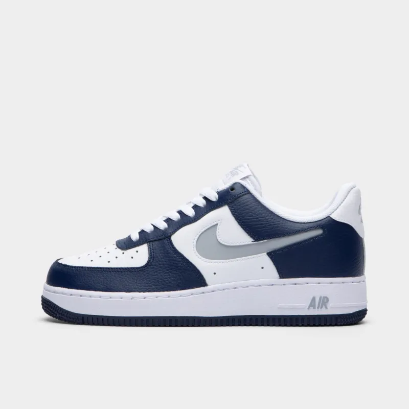 Nike Air Force 1 '07 LV8 Midnight Navy / Wolf Grey - White sold by JD Sports