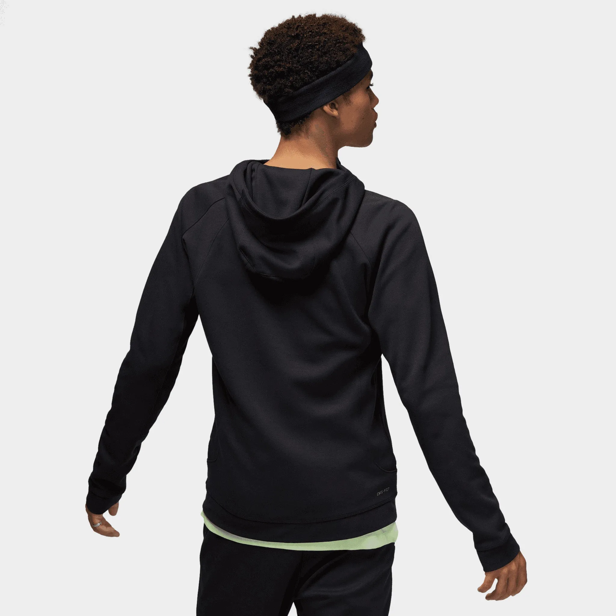 Jordan Dri-FIT Sport Air Fleece Full-Zip Hoodie Black / Black sold by JD Sports product image thumbnail 2