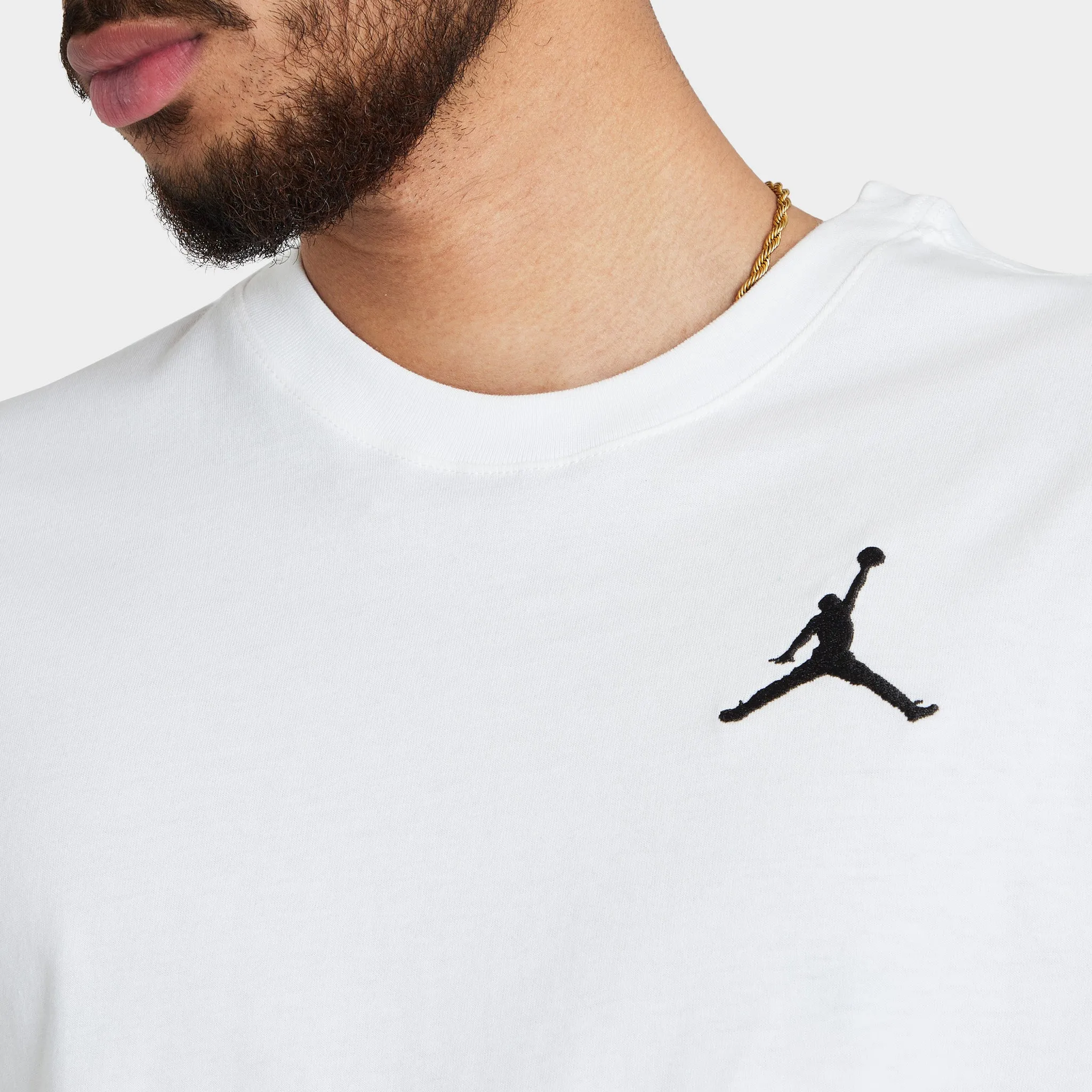Jordan Jumpman Short Sleeve T-shirt White / Black sold by JD Sports product image thumbnail 4