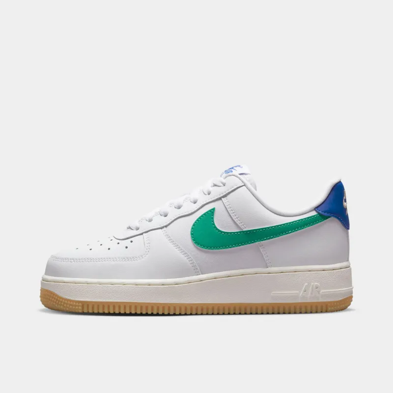 Nike Women's Air Force 1 '07 White / Stadium Green - Game Royal sold by JD Sports