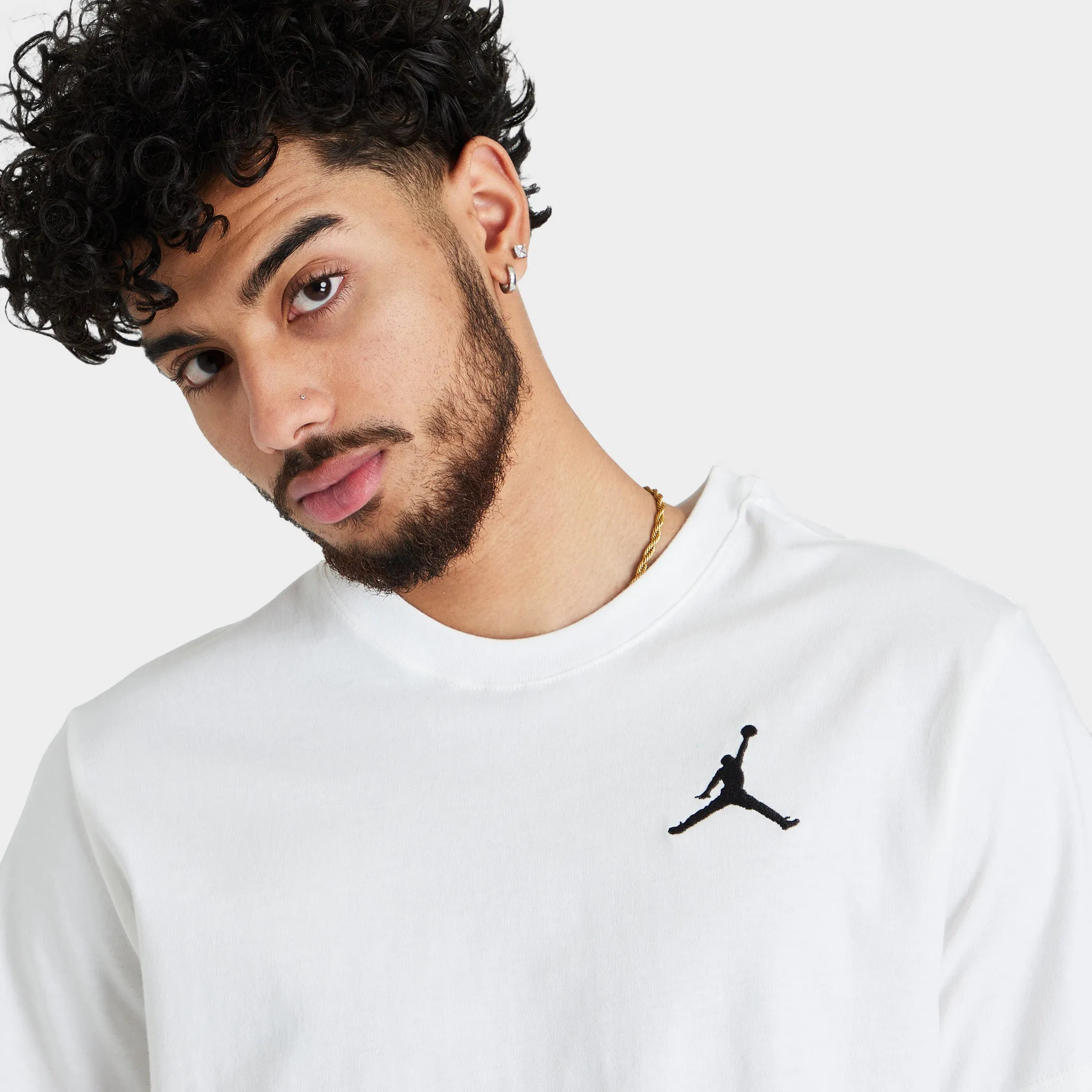 Jordan Jumpman Short Sleeve T-shirt White / Black sold by JD Sports product image thumbnail 3