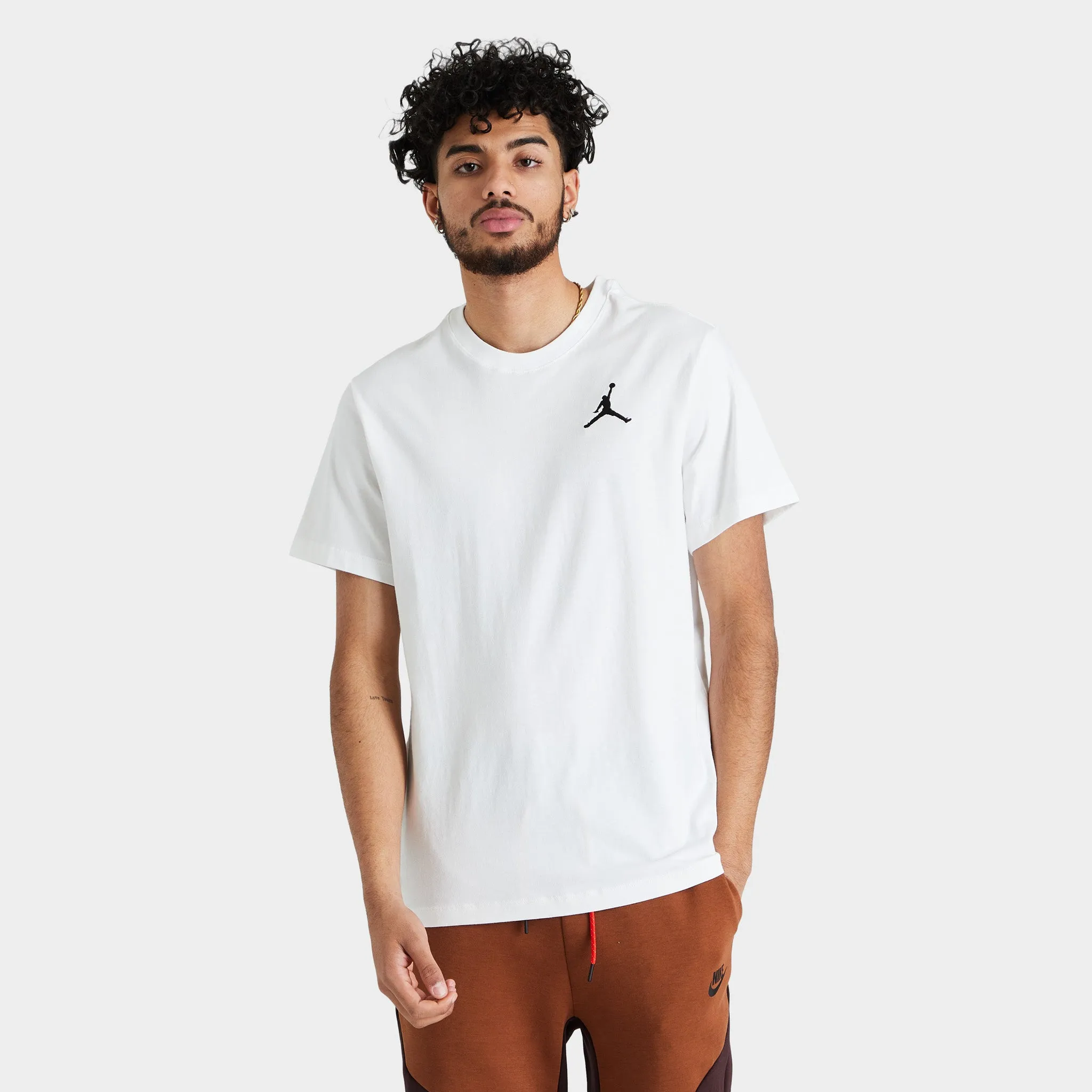 Jordan Jumpman Short Sleeve T-shirt White / Black sold by JD Sports