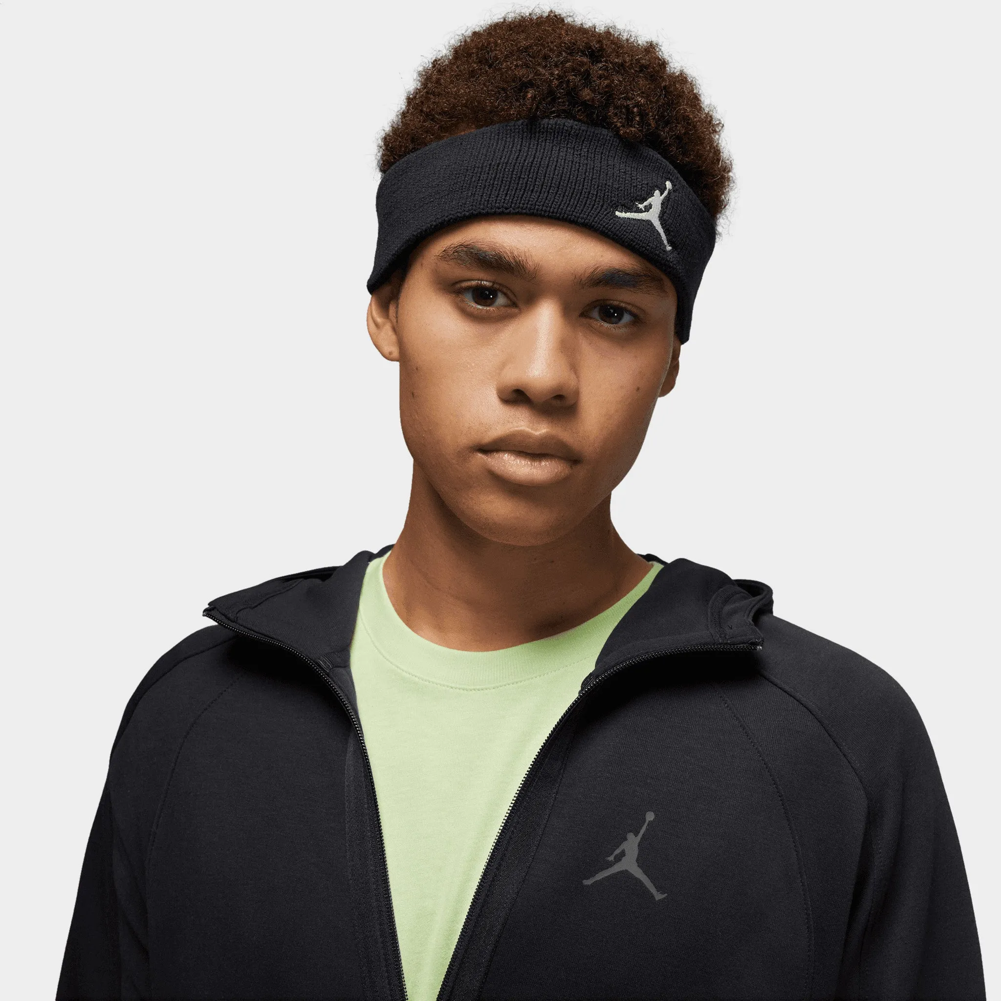 Jordan Dri-FIT Sport Air Fleece Full-Zip Hoodie Black / Black sold by JD Sports product image thumbnail 3