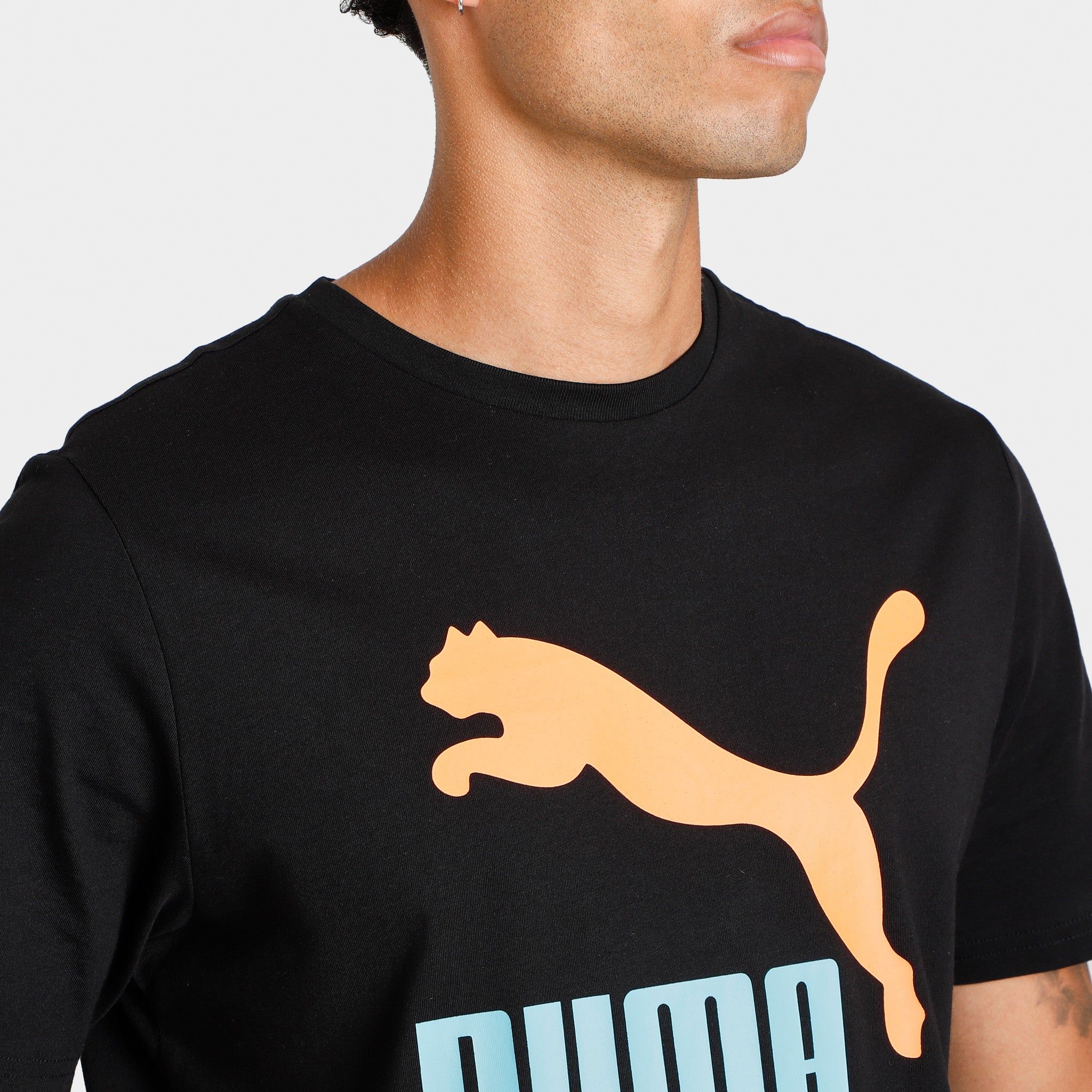 Puma Classics Logo Interest T-shirt / Puma Black sold by JD Sports product image thumbnail 4