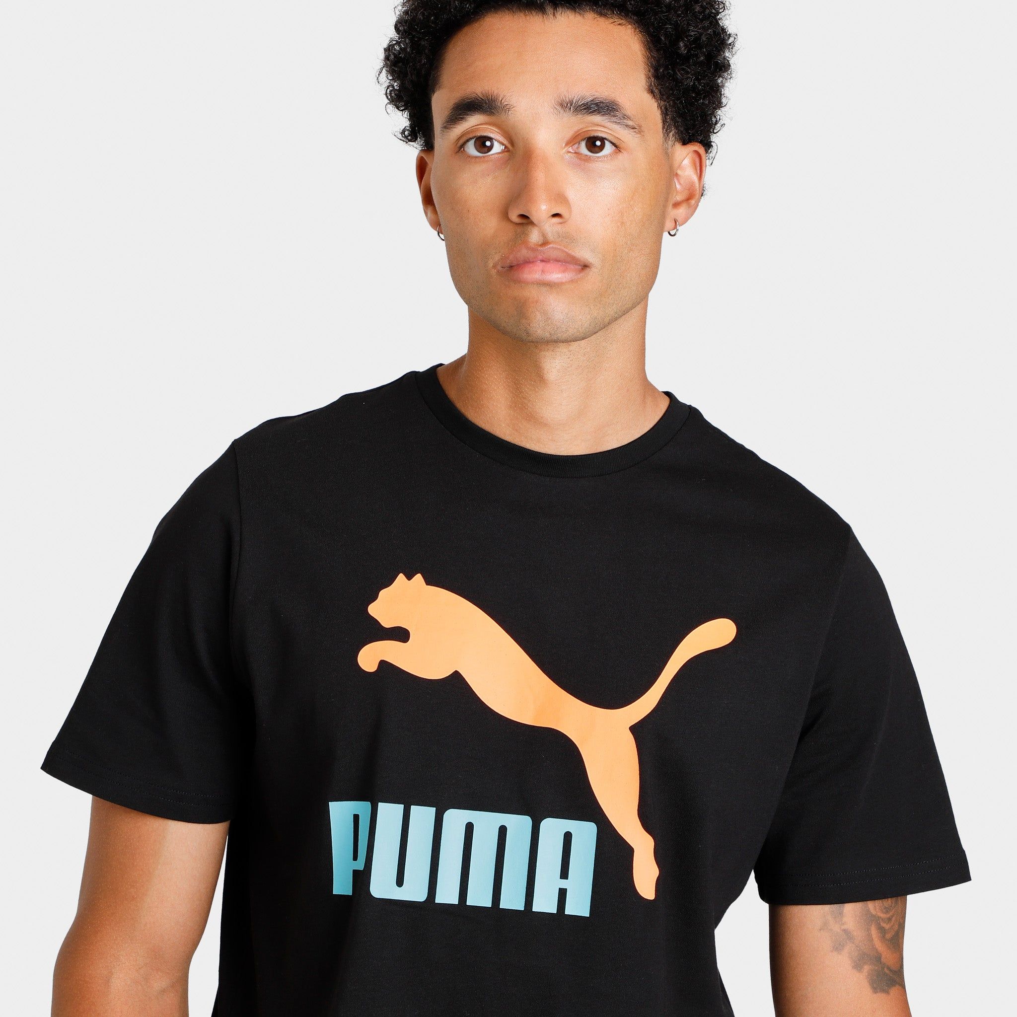 Puma Classics Logo Interest T-shirt / Puma Black sold by JD Sports product image thumbnail 3